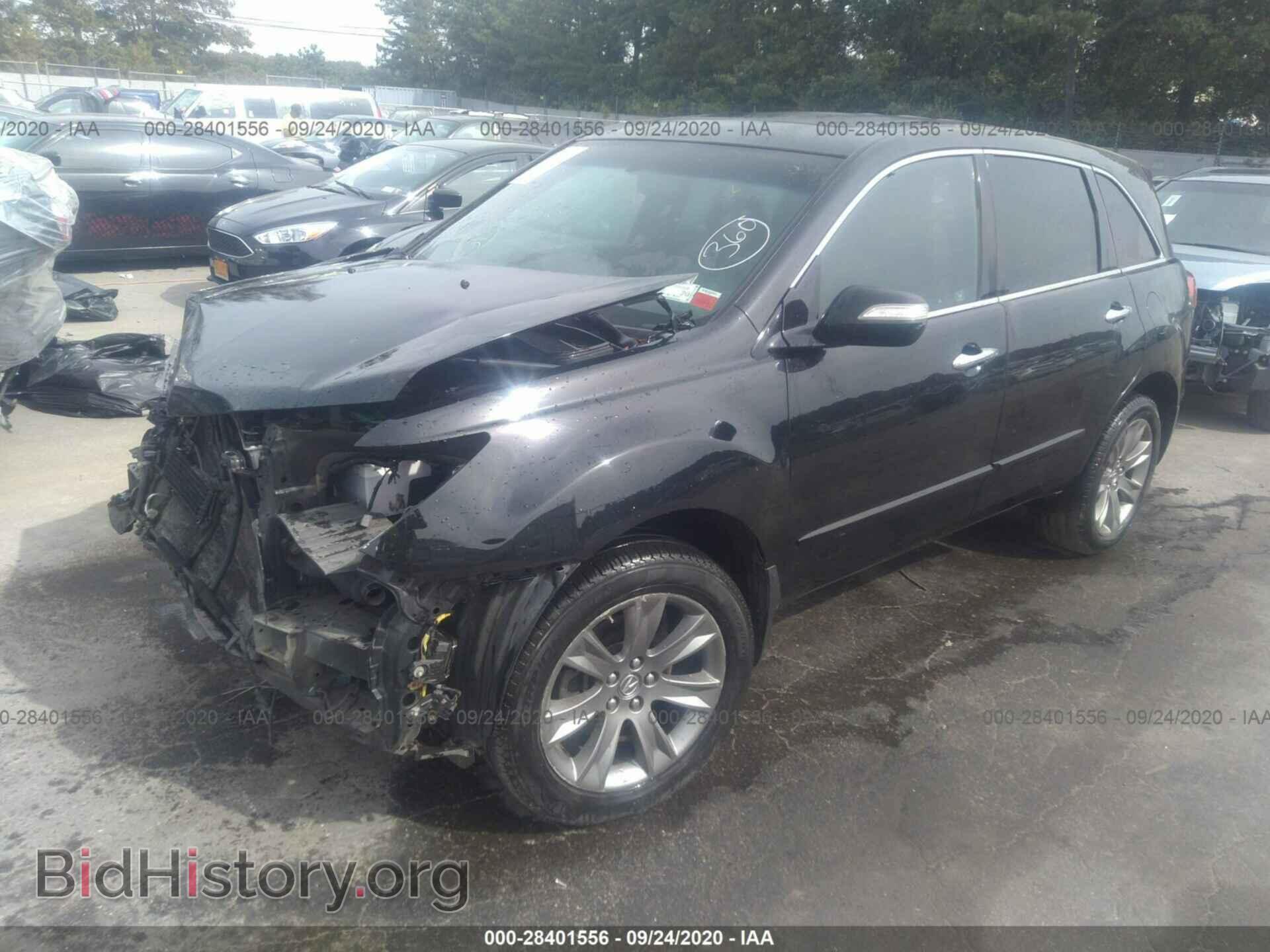 2011 ACURA MDX - VIN: 2HNYD2H72BH524893 - Фото 2