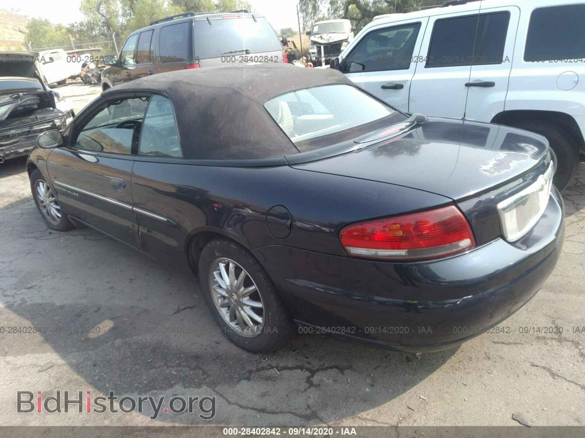 2001 CHRYSLER SEBRING - VIN: 1C3EL65U71N698837 - Фото 3