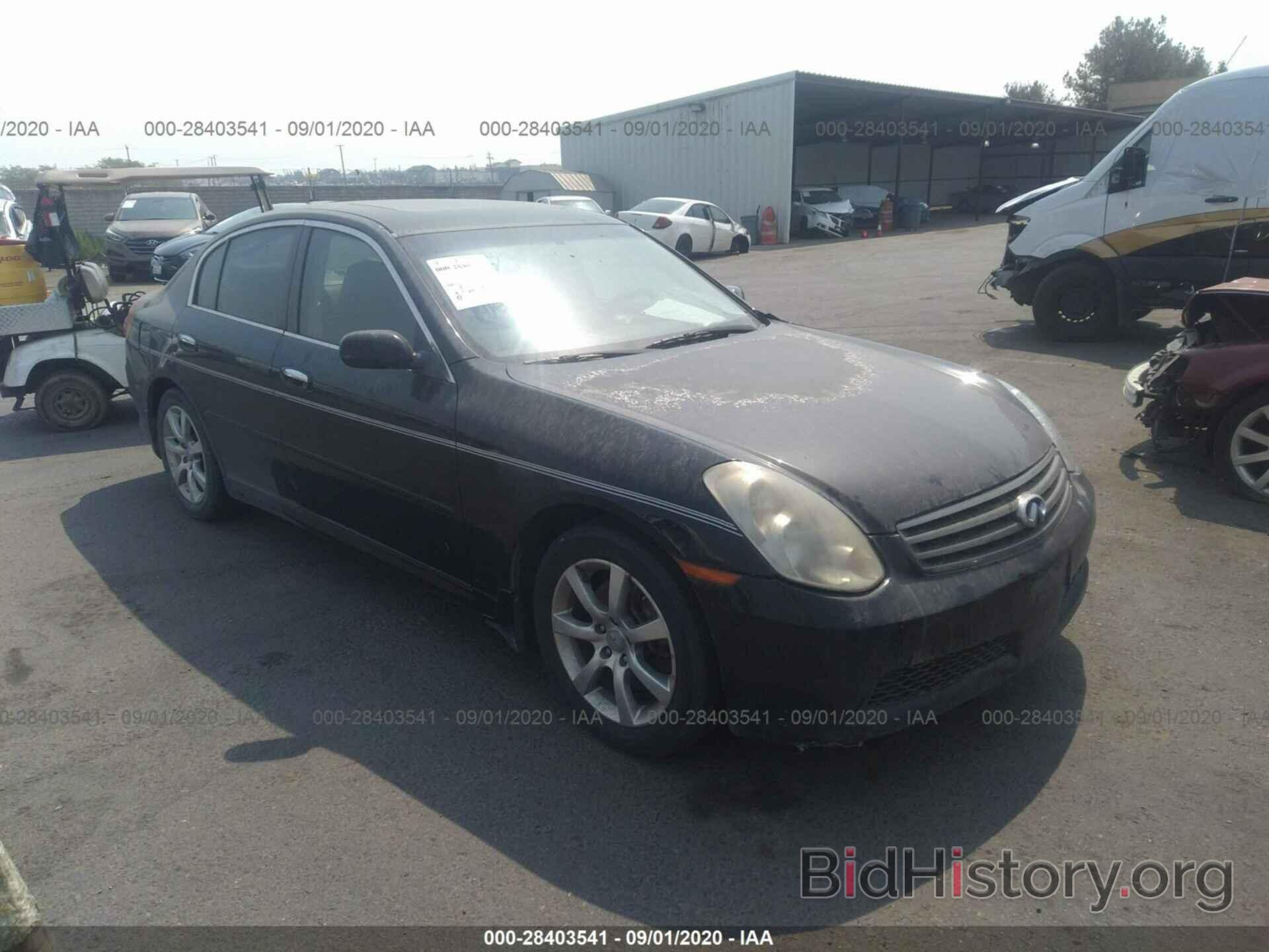 Photo JNKCV51E86M517522 - INFINITI G35 SEDAN 2006