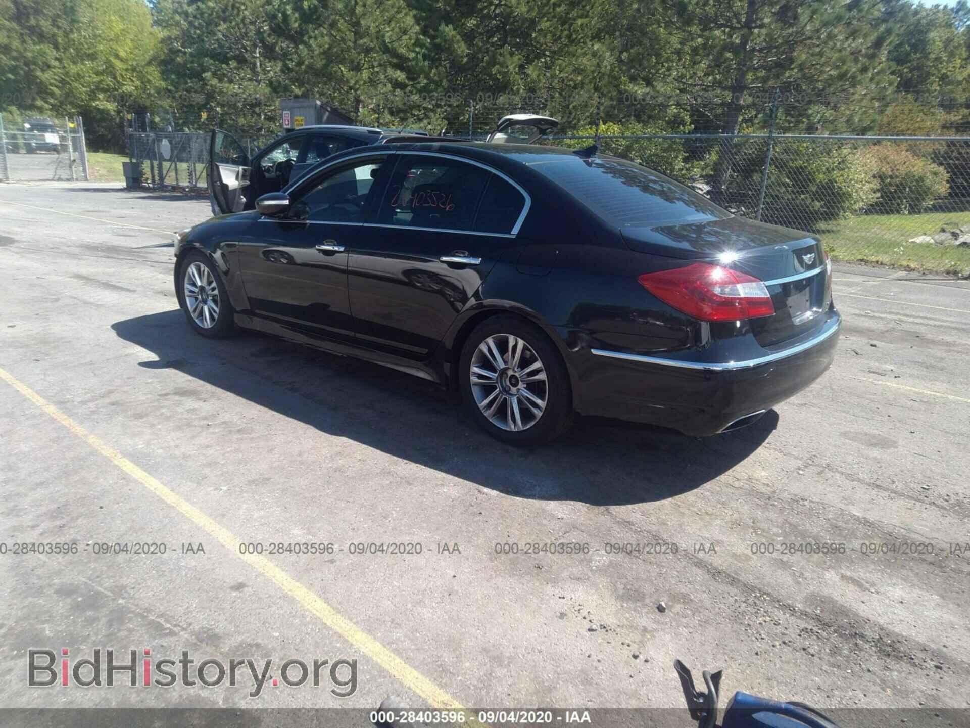 2012 HYUNDAI GENESIS - VIN: KMHGC4DD1CU168491 - Фото 3