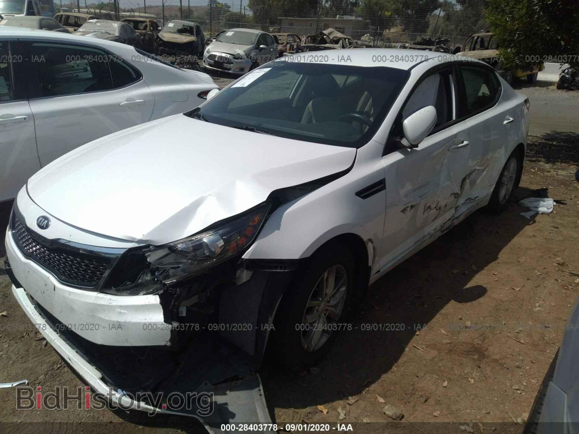 2013 KIA OPTIMA - VIN: KNAGM4A72D5358177 - Фото 2