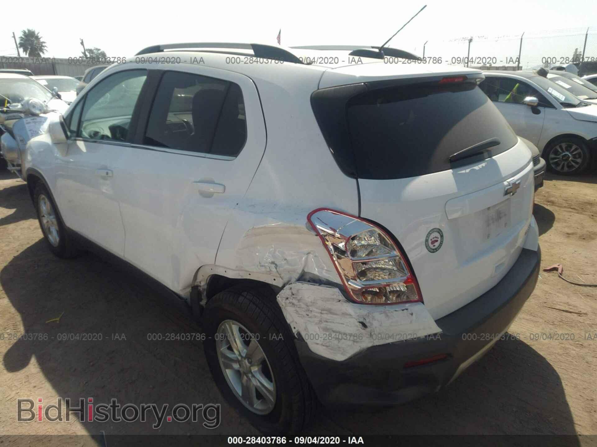 2016 CHEVROLET TRAX - VIN: 3GNCJLSB2GL236809 - Photo 3