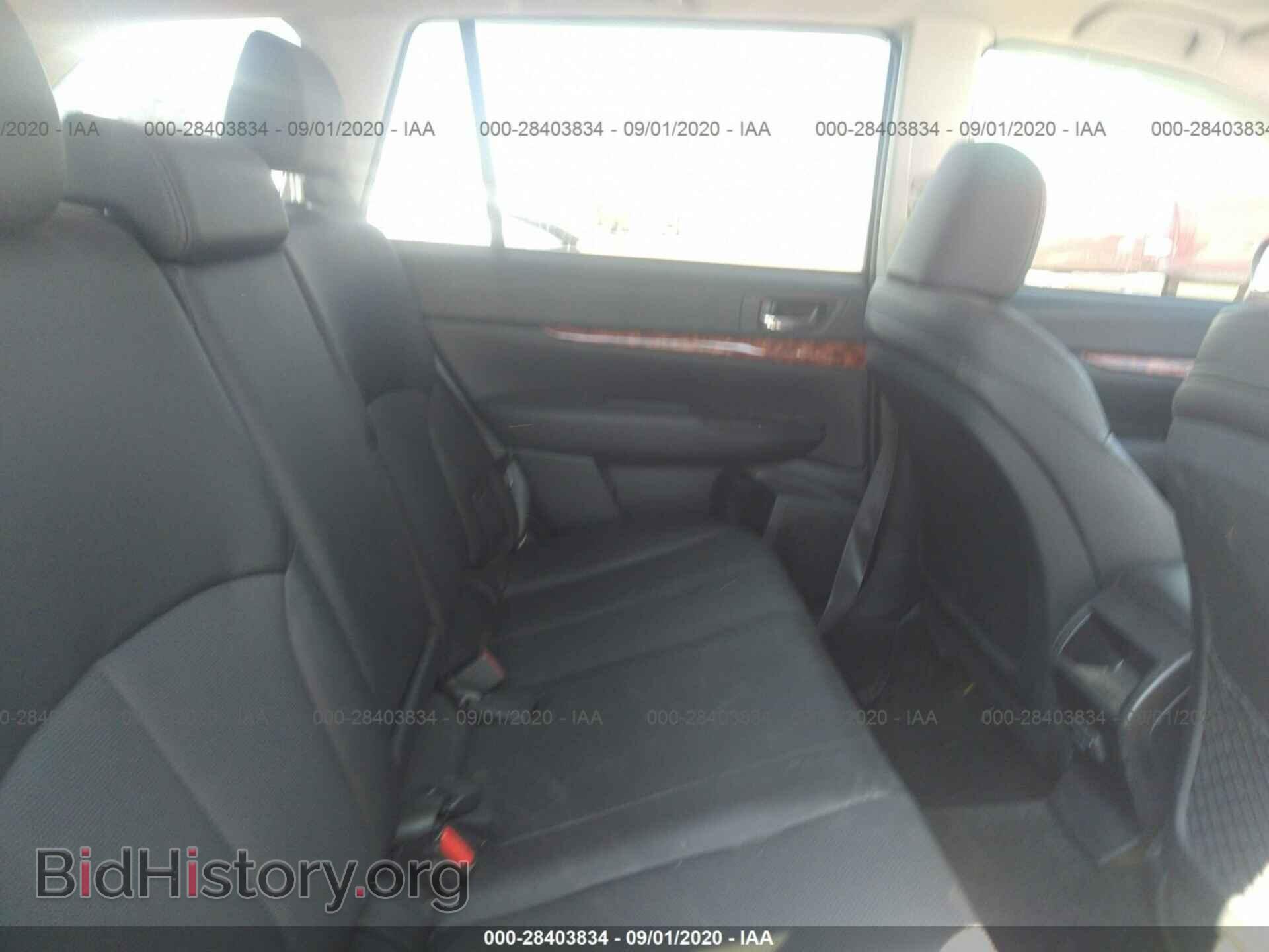 2012 SUBARU OUTBACK - VIN: 4S4BRBKC5C3248308 - Фото 8