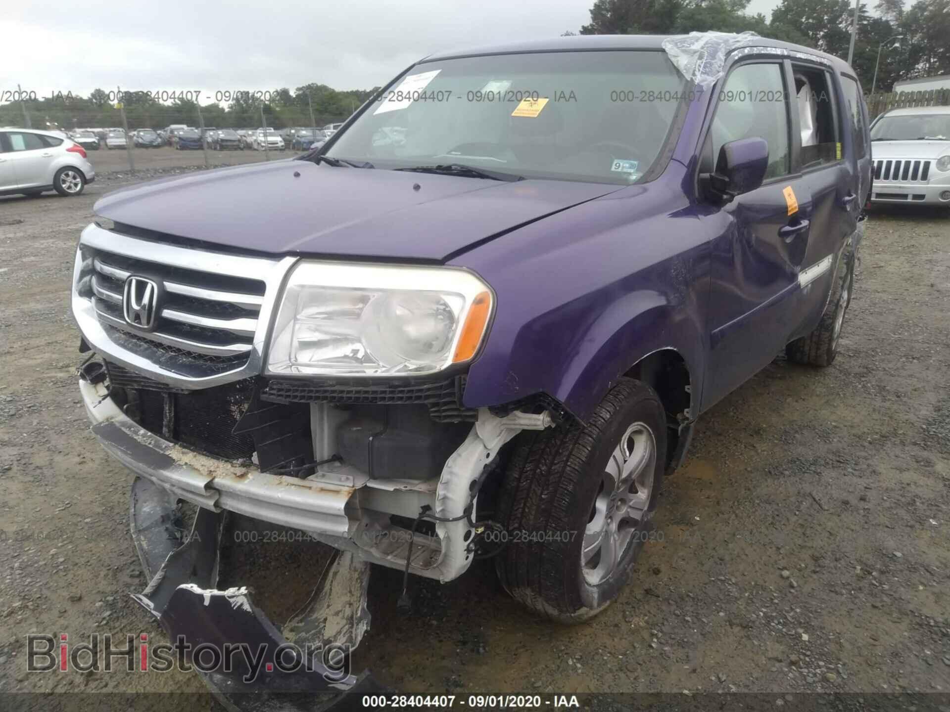 2012 HONDA PILOT - VIN: 5FNYF4H6XCB060021 - Фото 2