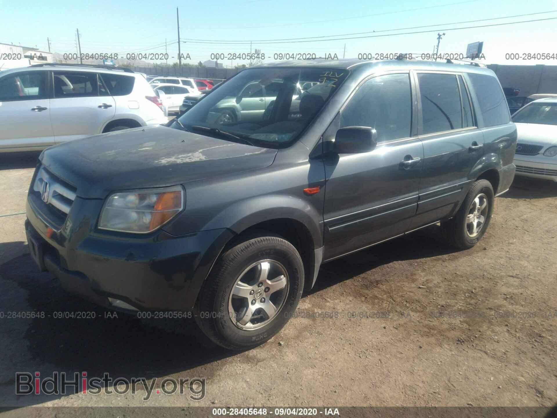 2006 HONDA PILOT - VIN: 5FNYF18506B016670 - Фото 2