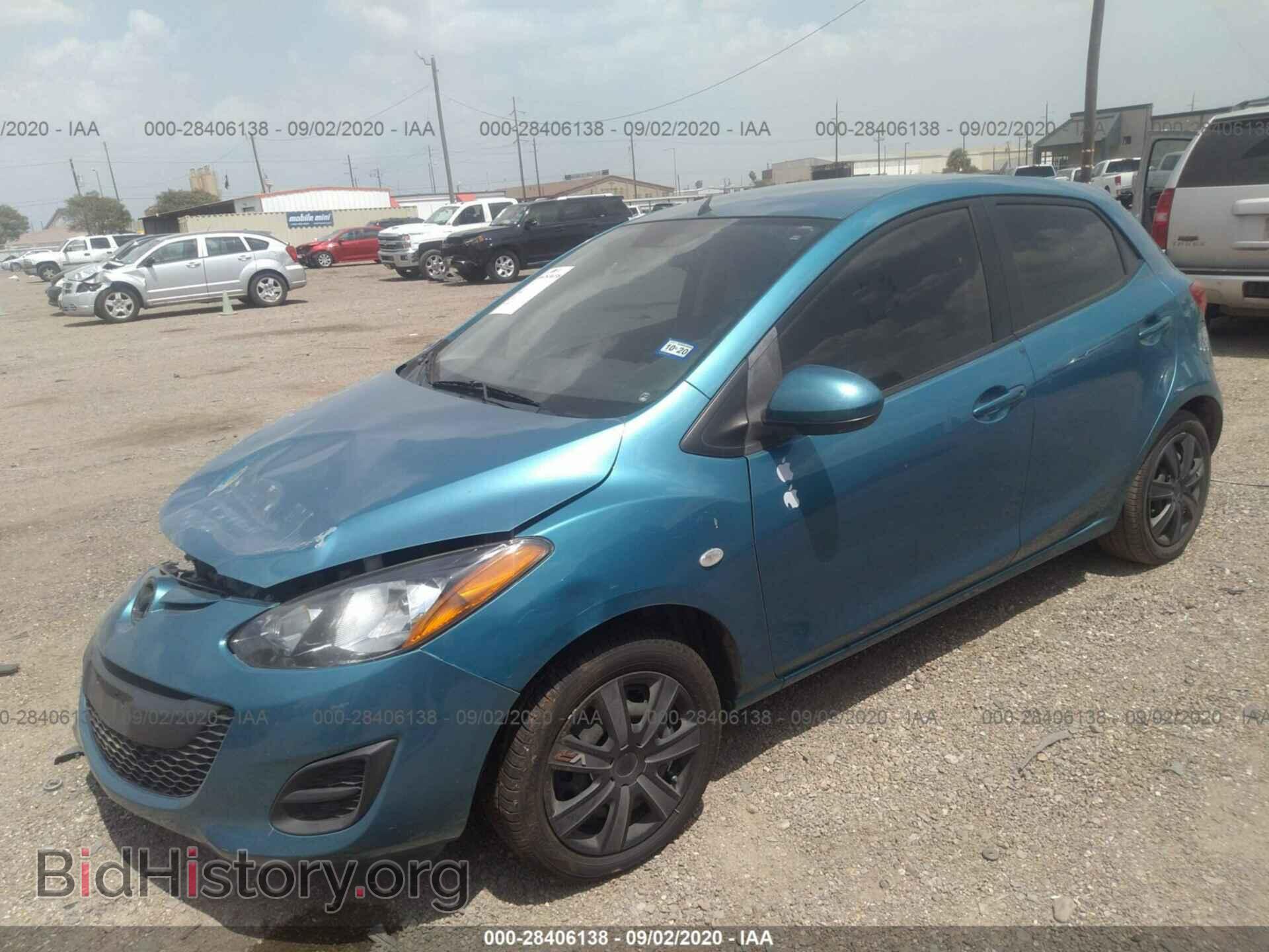 2012 MAZDA MAZDA2 - VIN: JM1DE1KY1C0144687 - Фото 2