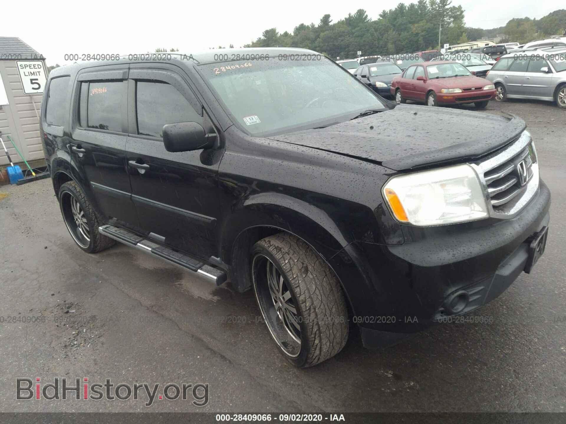 Photo 5FNYF4H20CB010788 - HONDA PILOT 2012