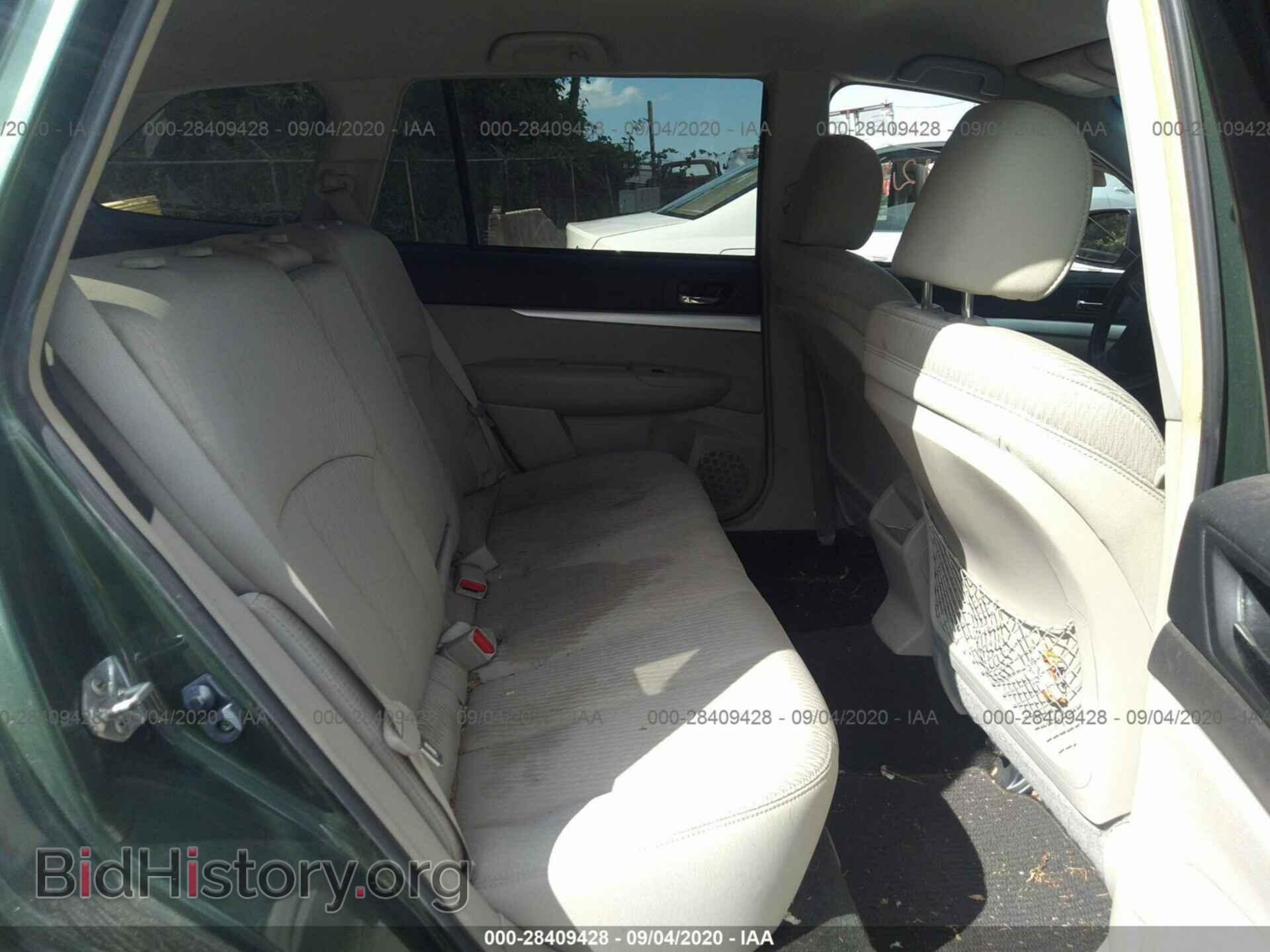 2012 SUBARU OUTBACK - VIN: 4S4BRBCC5C3229823 - Фото 8
