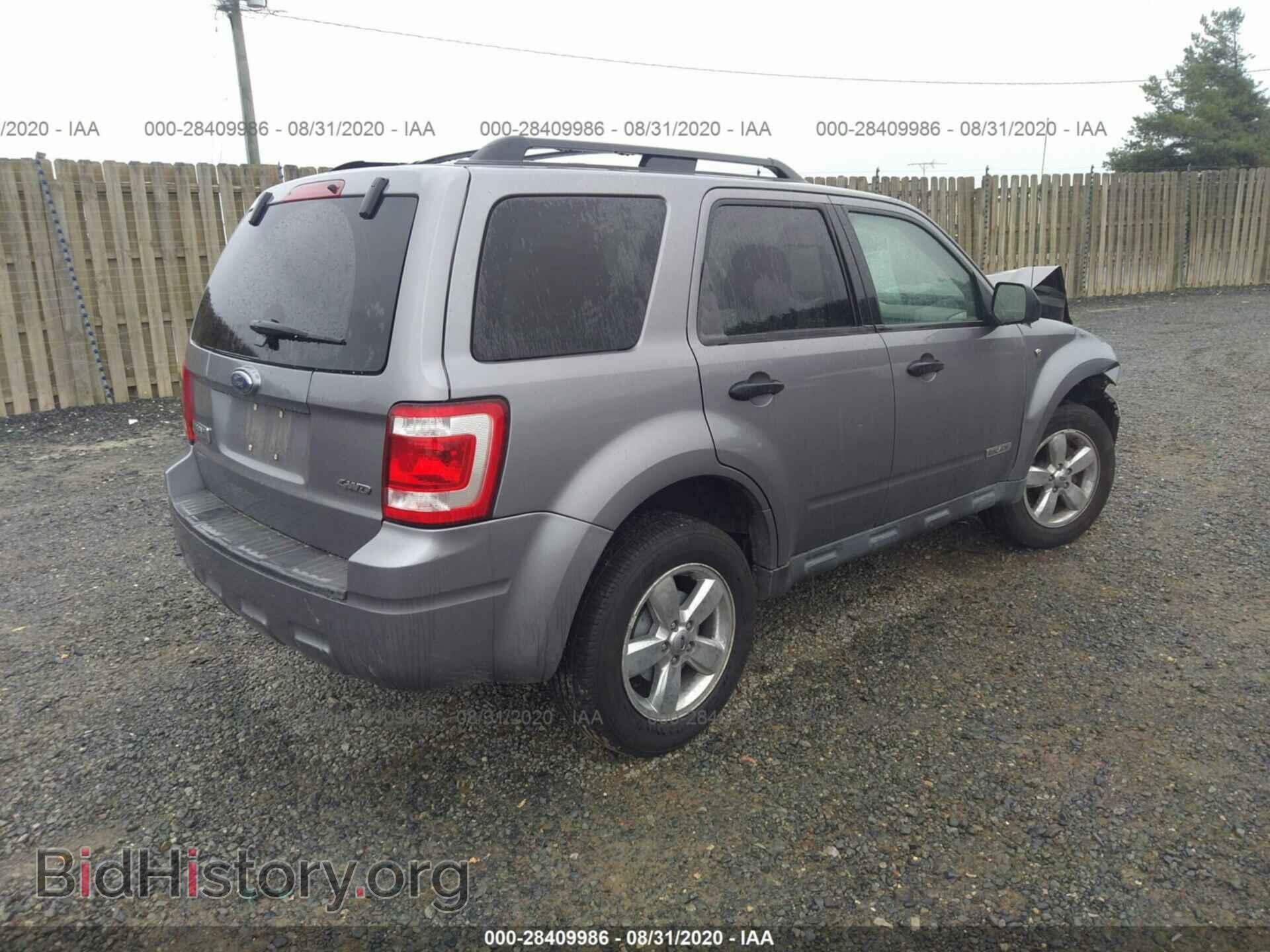 2008 FORD ESCAPE - VIN: 1FMCU93148KA56982 - Фото 4