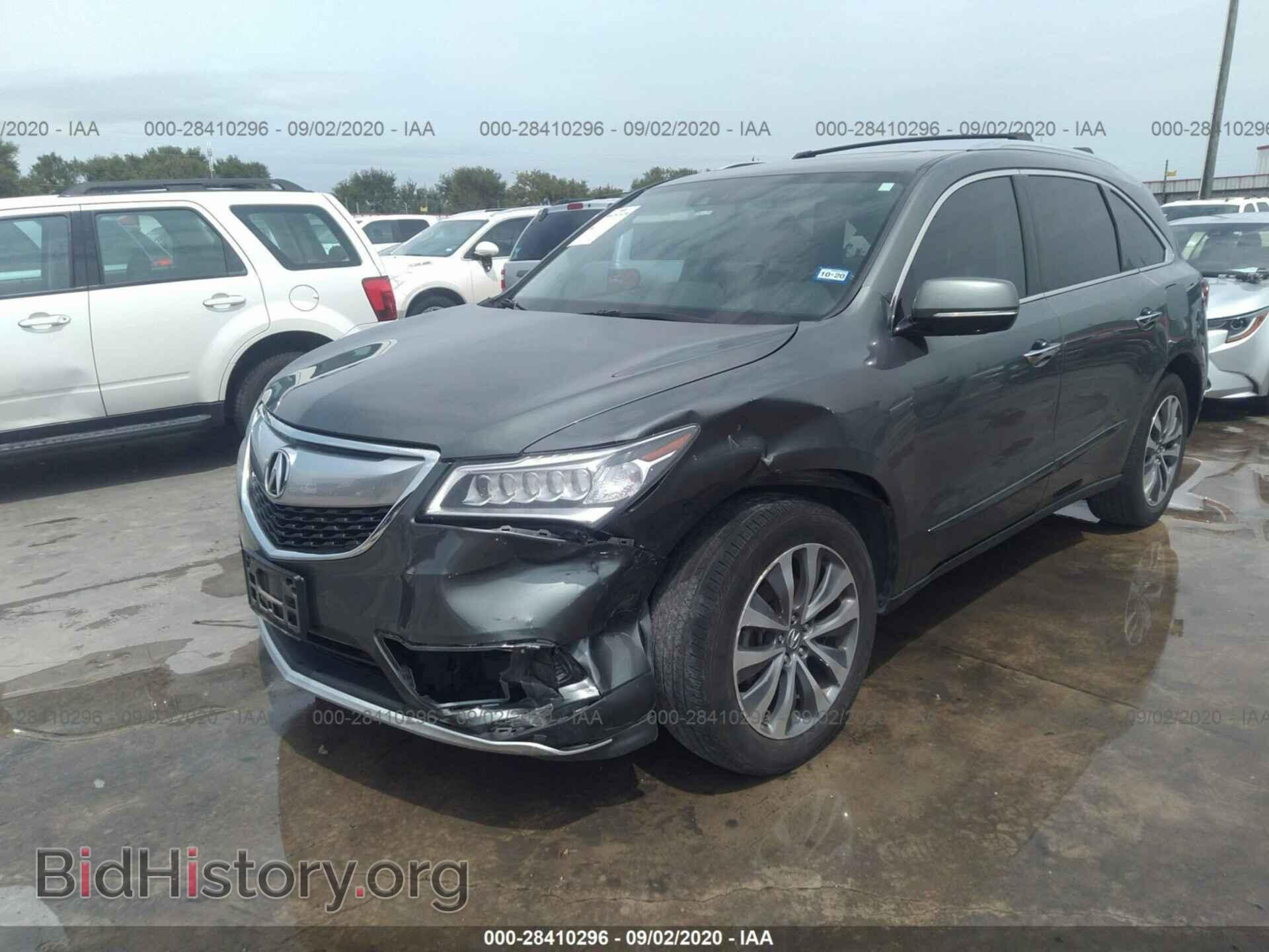 2014 ACURA MDX - VIN: 5FRYD4H47EB020131 - Фото 2