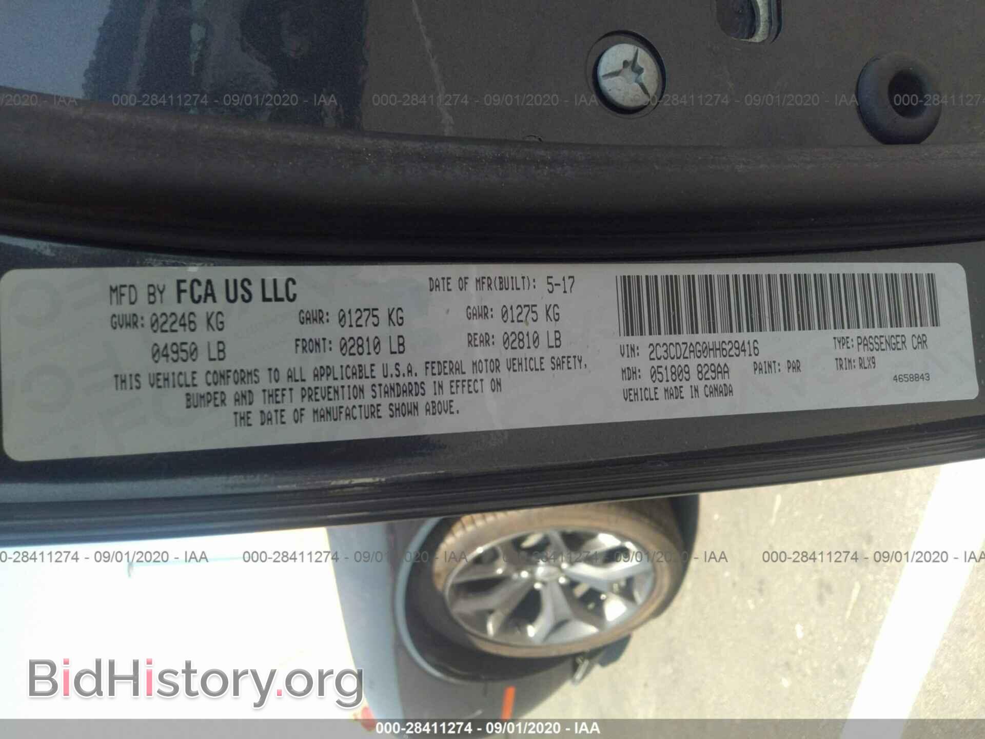 2017 DODGE CHALLENGER - VIN: 2C3CDZAG0HH629416 - Photo 9