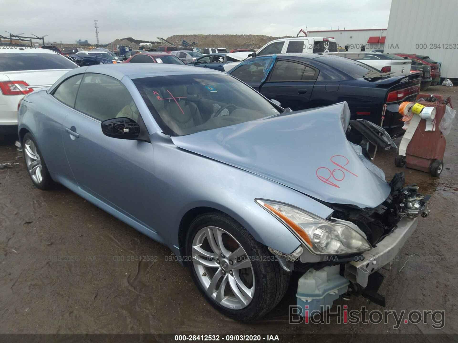 Фотография JN1CV6FE7AM354597 - INFINITI G37 CONVERTIBLE 2010