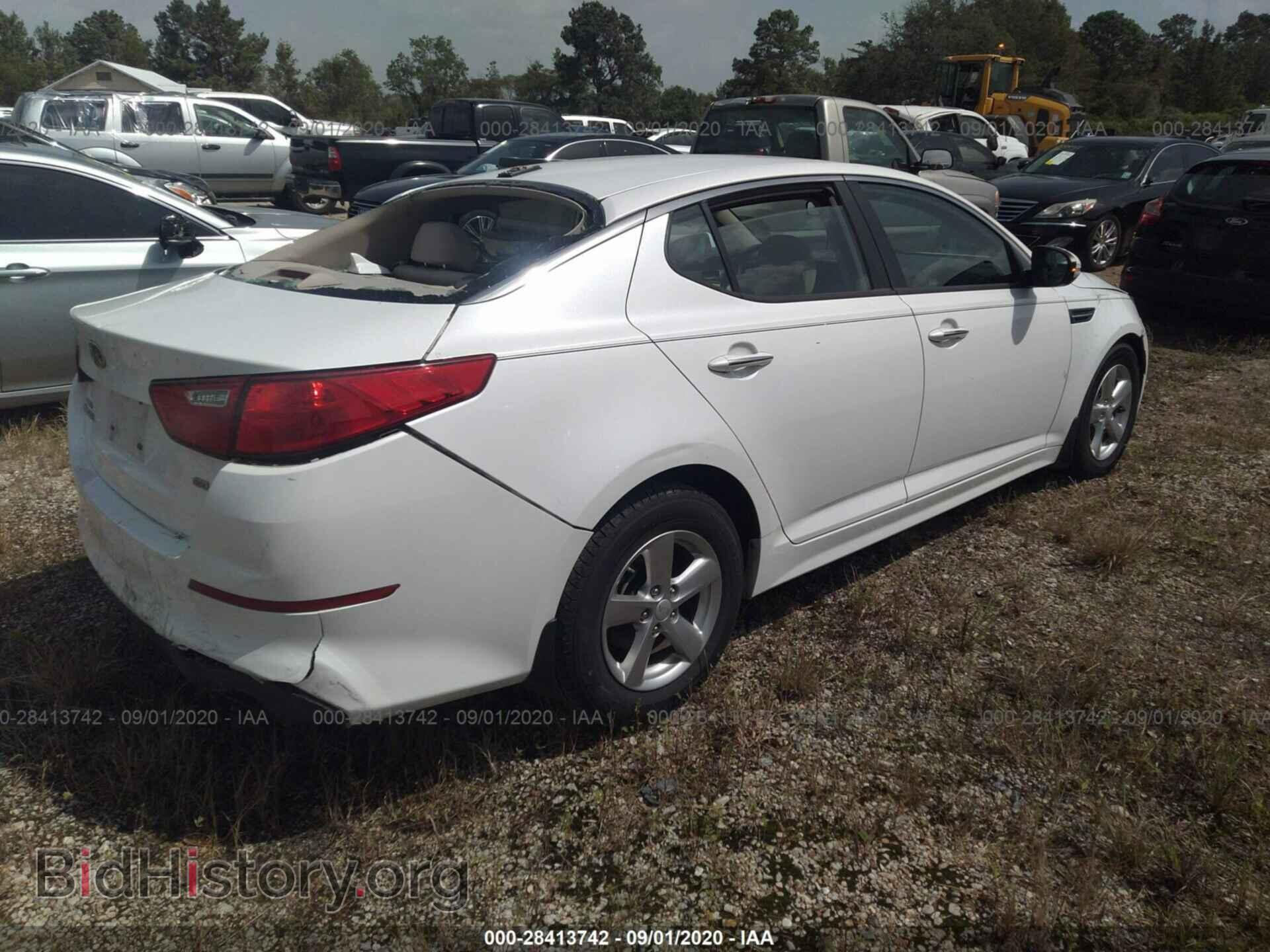 2015 KIA OPTIMA - VIN: KNAGM4A76F5605753 - Photo 4