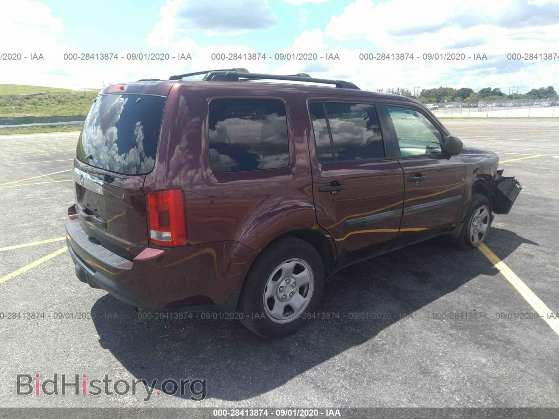 2013 HONDA PILOT - VIN: 5FNYF3H22DB030701 - Фото 4
