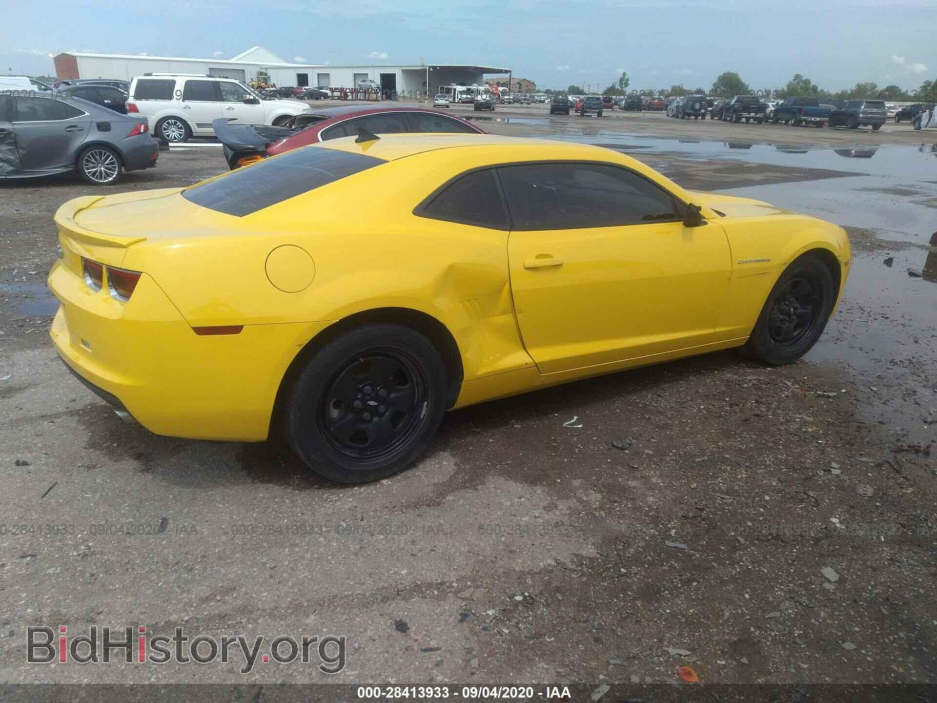 2012 CHEVROLET CAMARO - VIN: 2G1FA1E33C9143561 - Фото 4