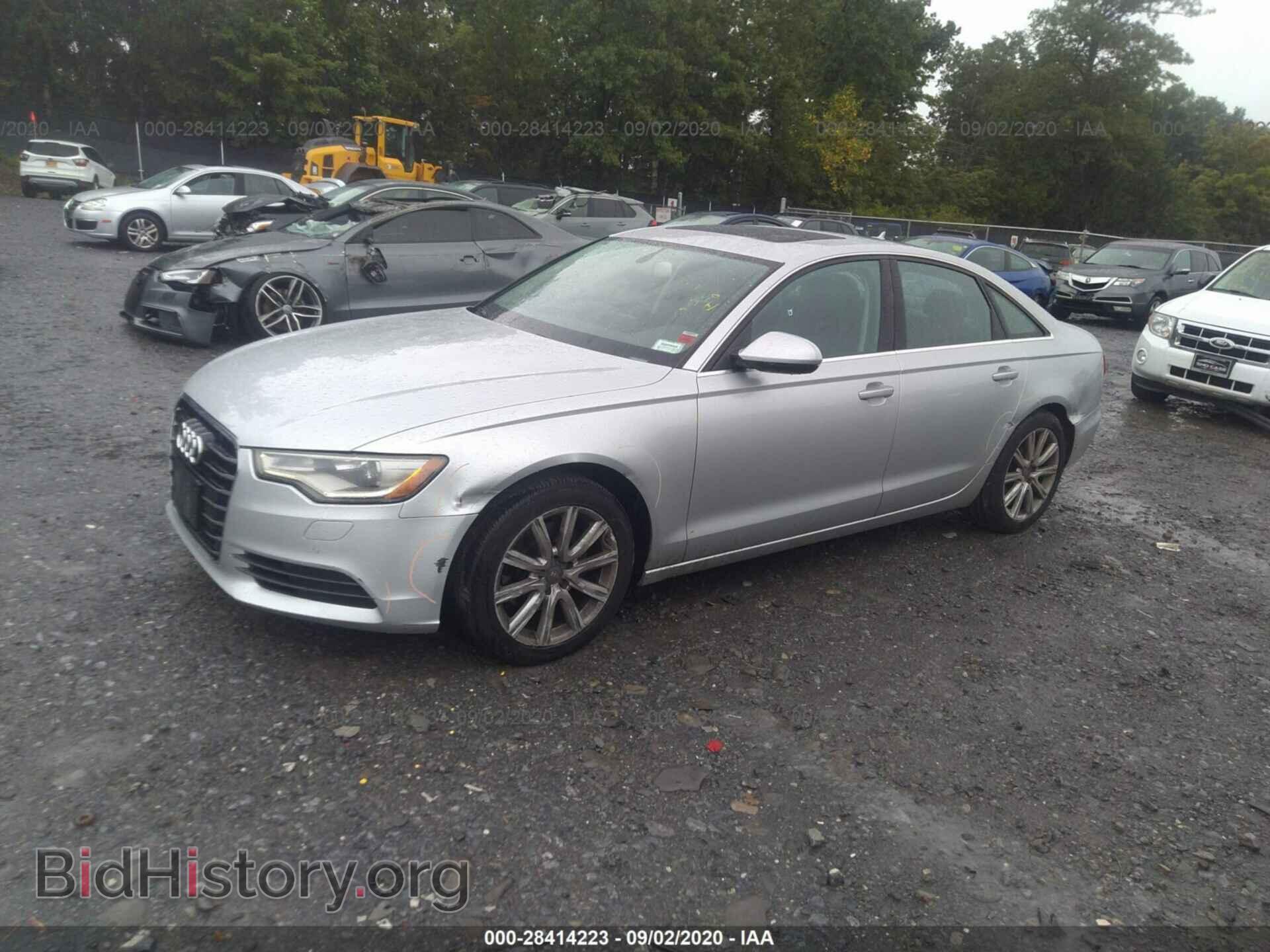 2013 AUDI A6 - VIN: WAUGFAFC9DN132961 - Фото 2
