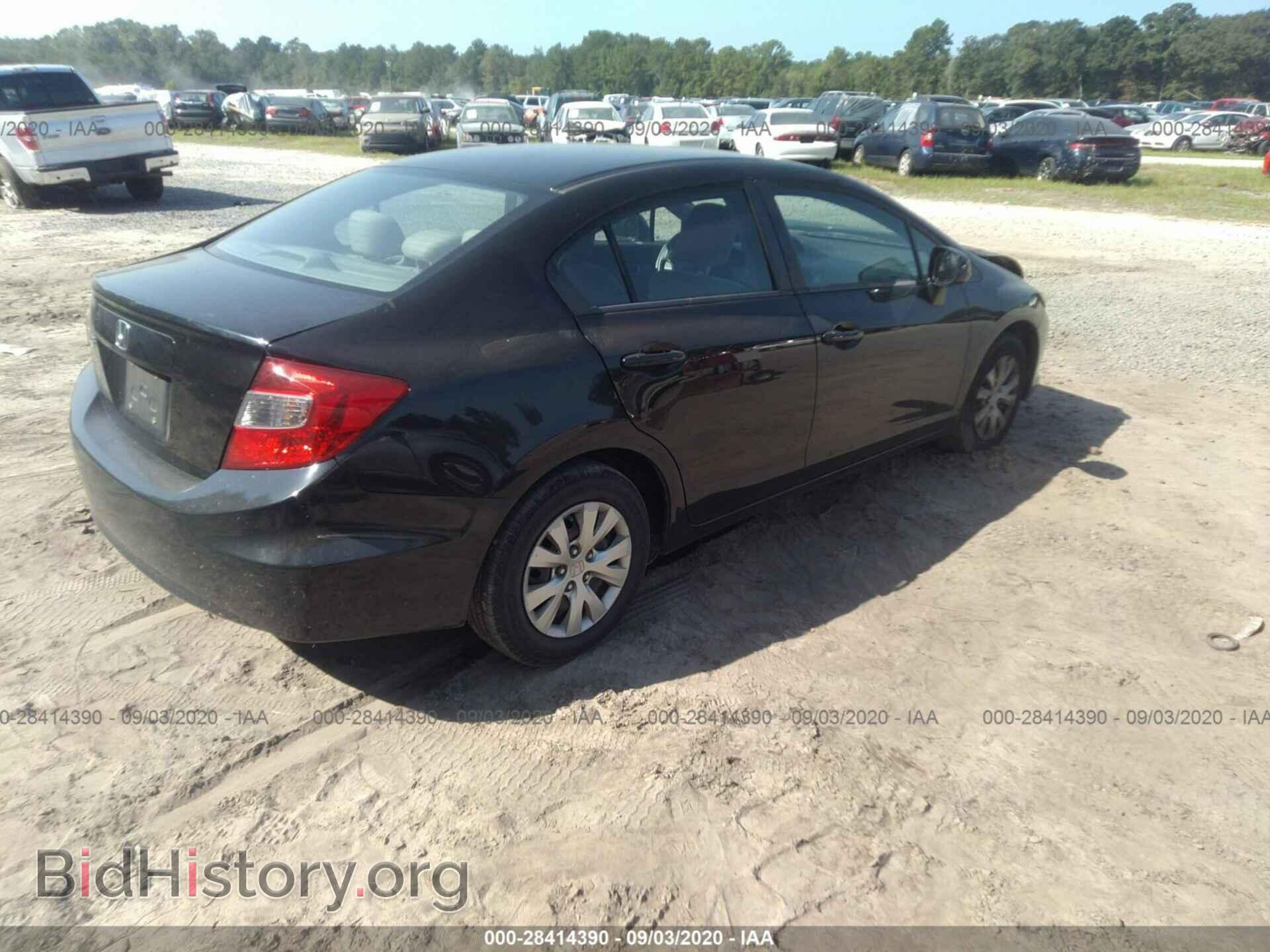 2012 HONDA CIVIC SDN - VIN: 2HGFB2F51CH312896 - Фото 4