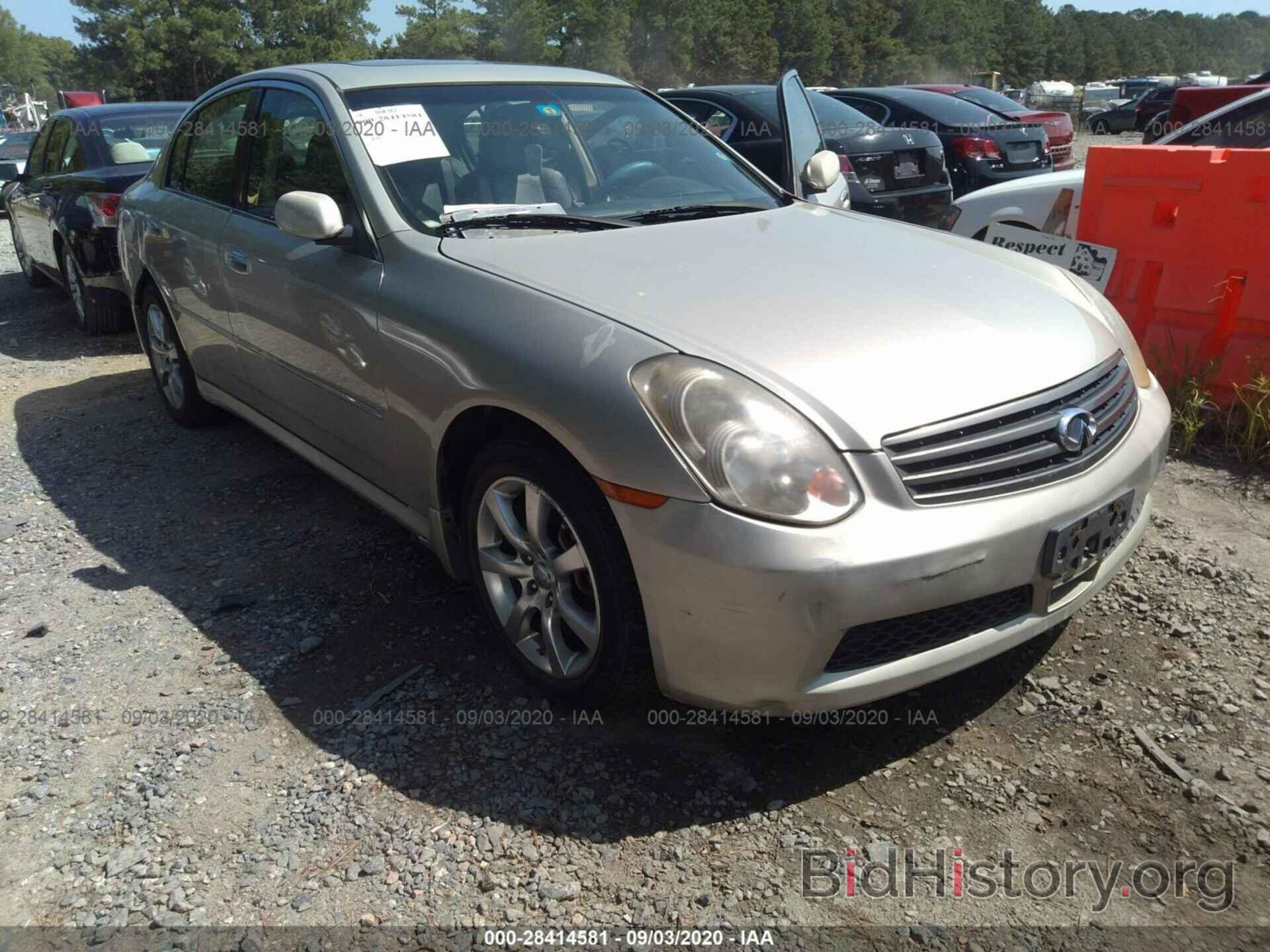 Photo JNKCV51F76M607219 - INFINITI G35 SEDAN 2006