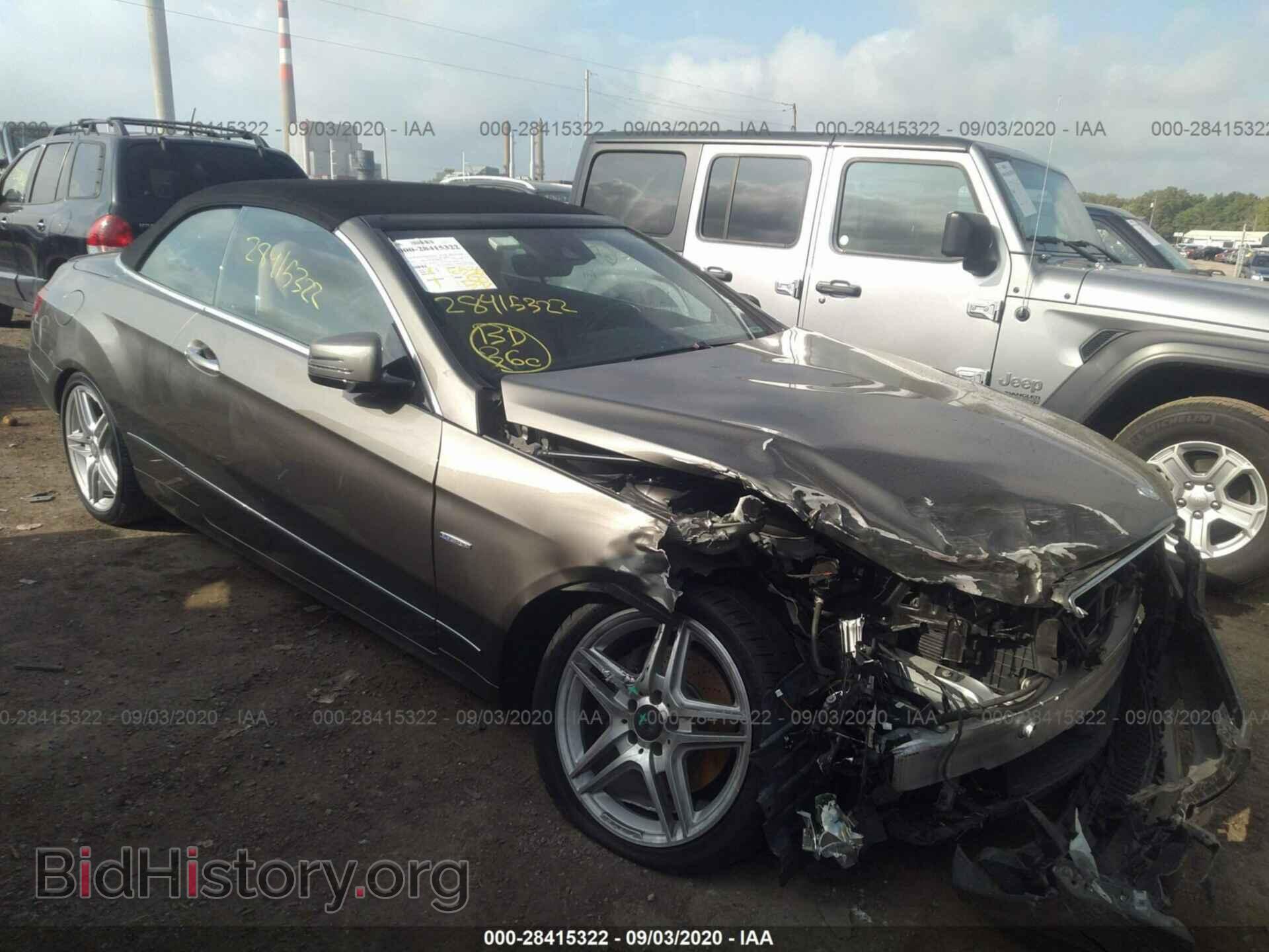 Photo WDDKK5KF7CF145027 - MERCEDES-BENZ E-CLASS 2012