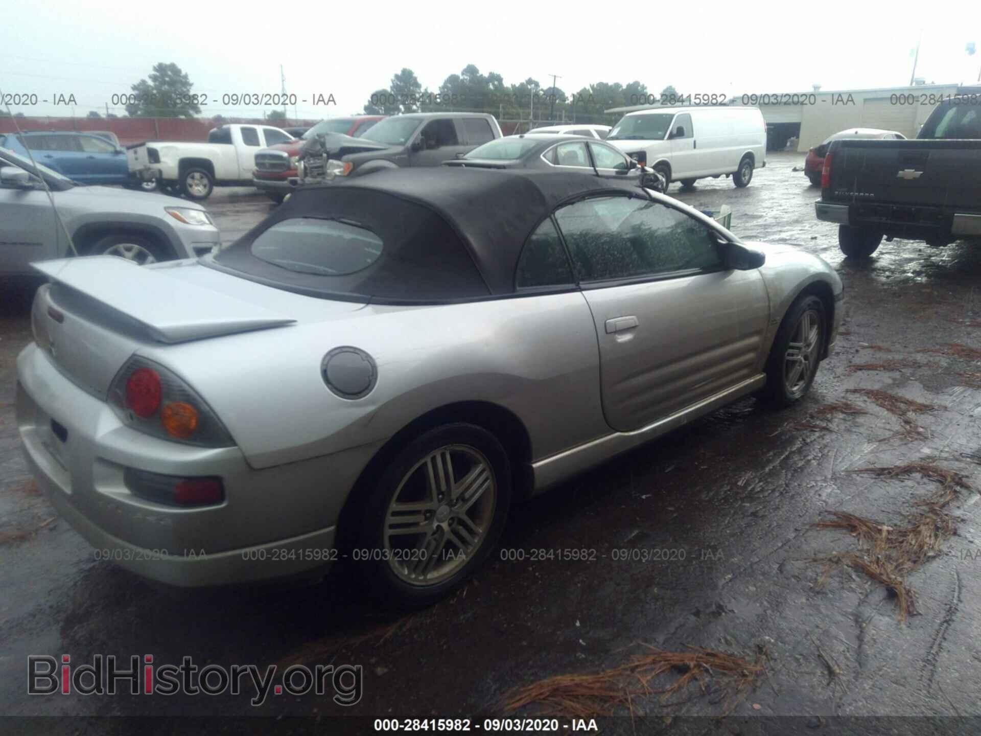 2003 MITSUBISHI ECLIPSE - VIN: 4A3AE55H83E105343 - Фото 4