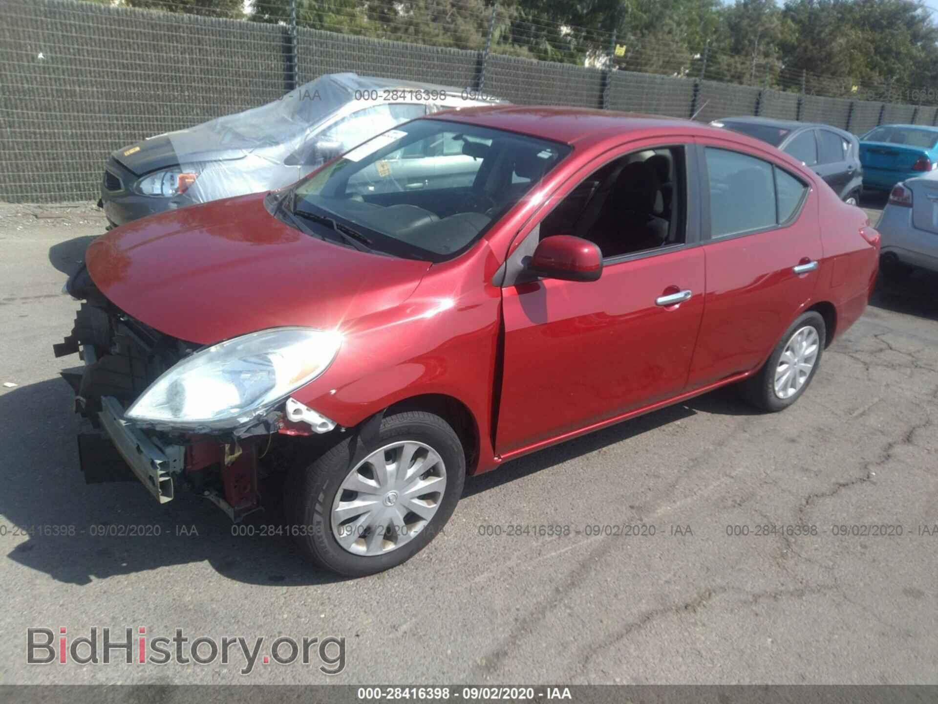 2012 NISSAN VERSA - VIN: 3N1CN7AP6CL826493 - Фото 2