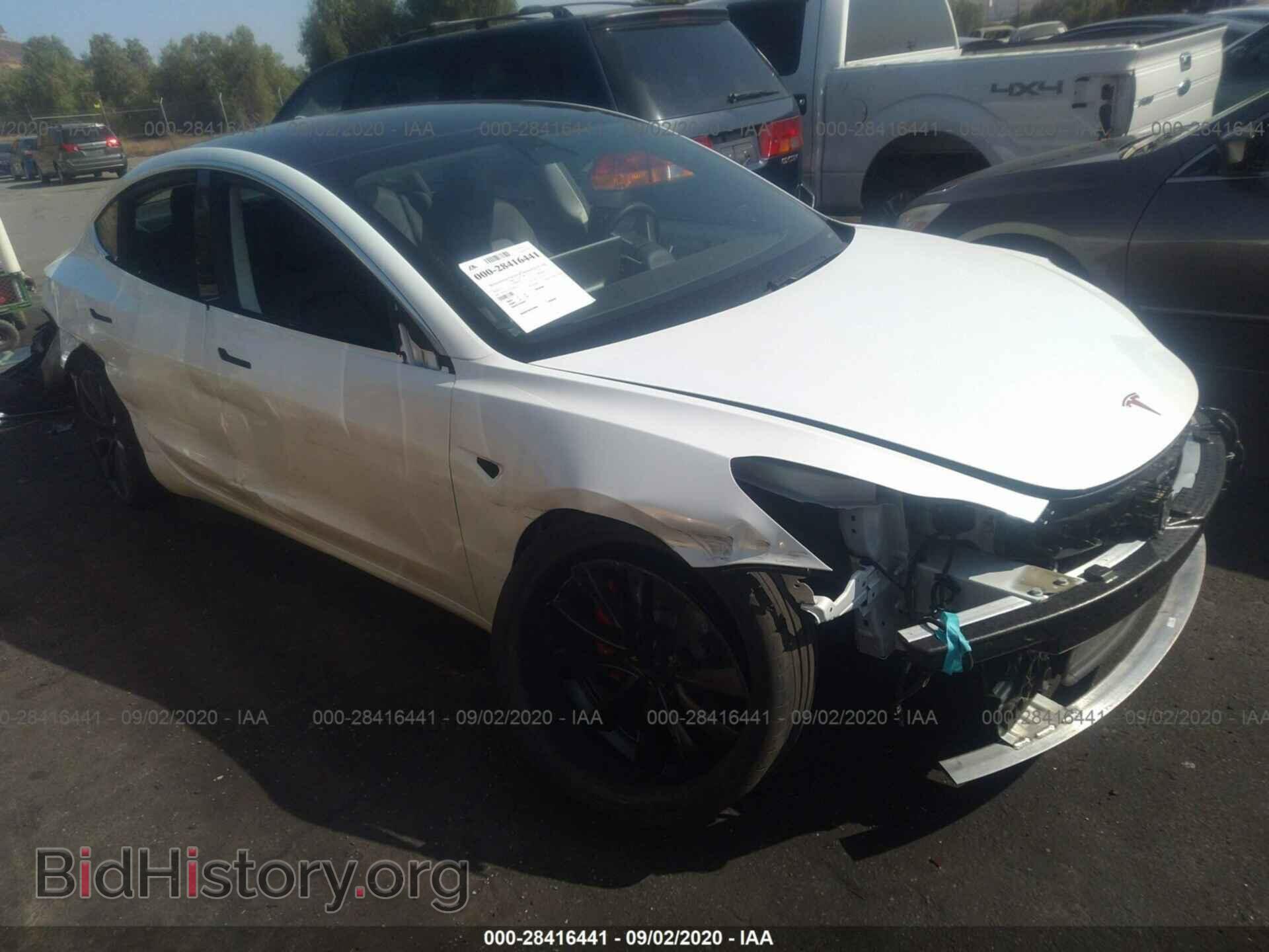 Photo 5YJ3E1EC4LF641245 - TESLA MODEL 3 2020