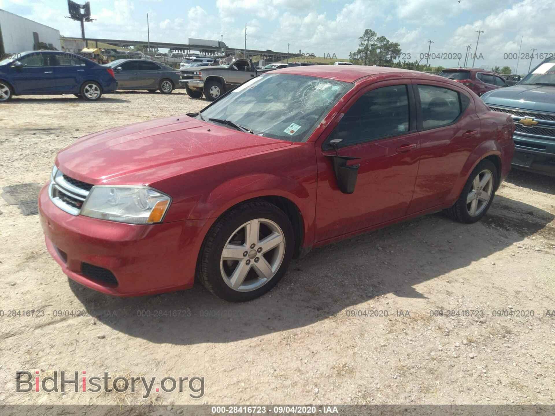 2013 DODGE AVENGER - VIN: 1C3CDZAB7DN648714 - Фото 2