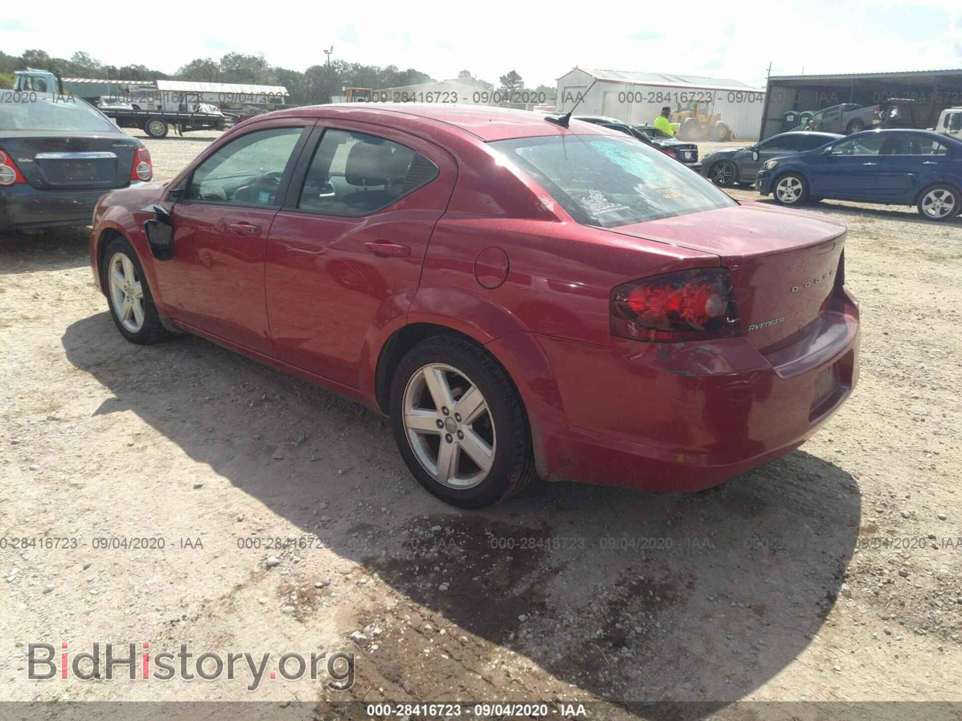 2013 DODGE AVENGER - VIN: 1C3CDZAB7DN648714 - Фото 3