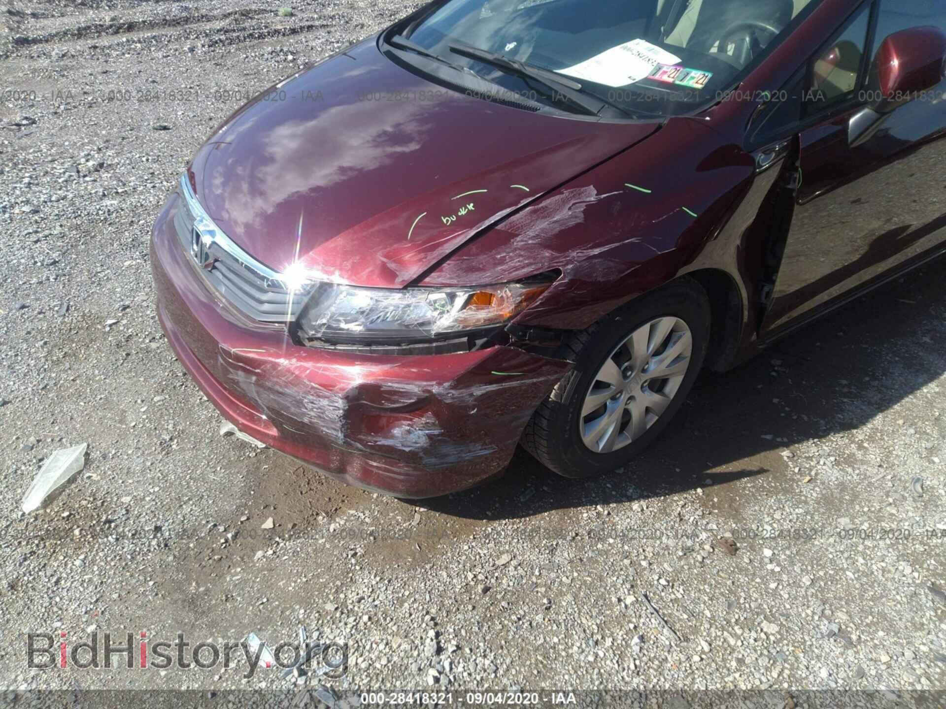 2012 HONDA CIVIC SDN - VIN: 19XFB2F51CE368721 - Фото 6