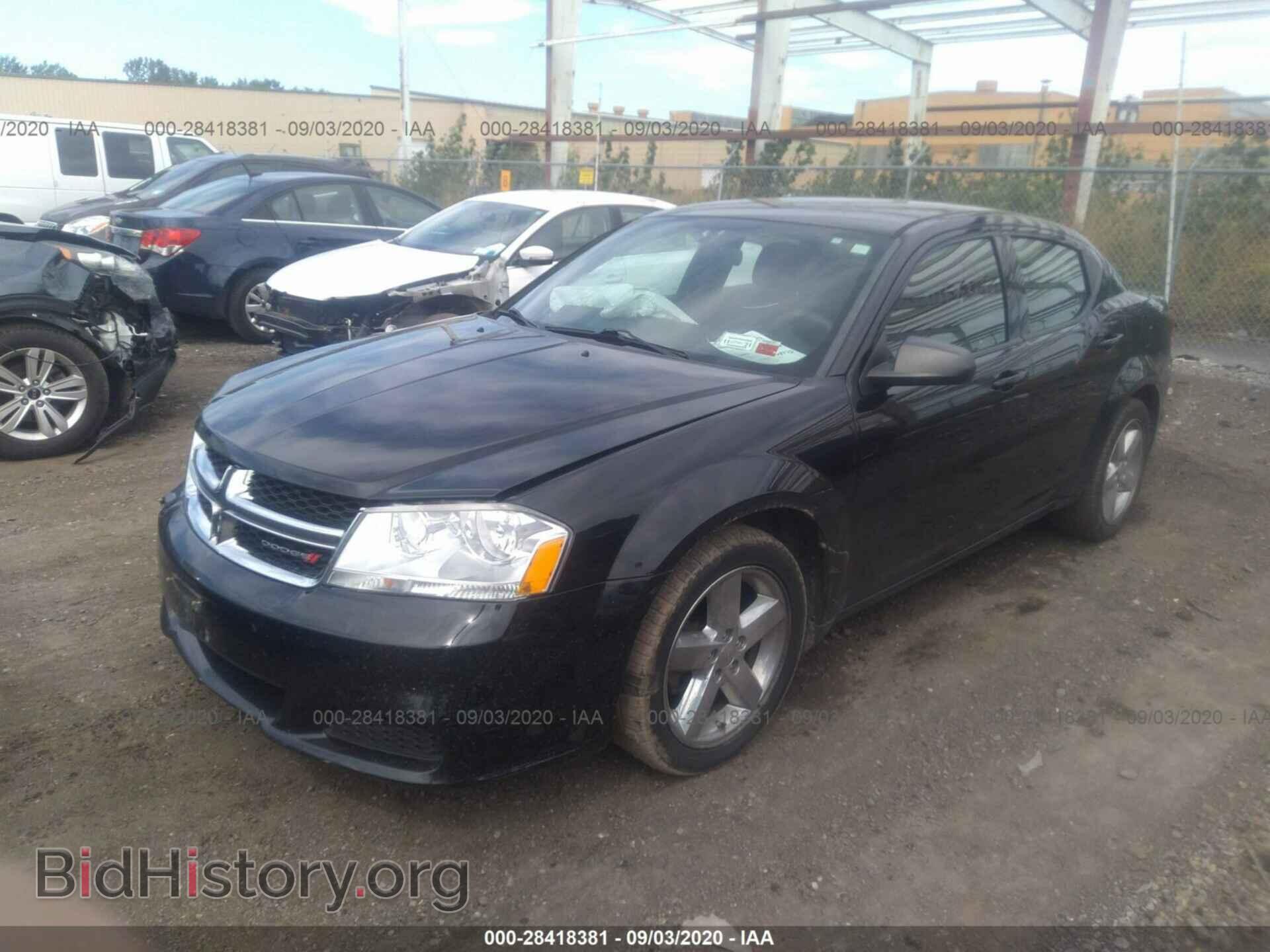 2013 DODGE AVENGER - VIN: 1C3CDZAB9DN536772 - Фото 2