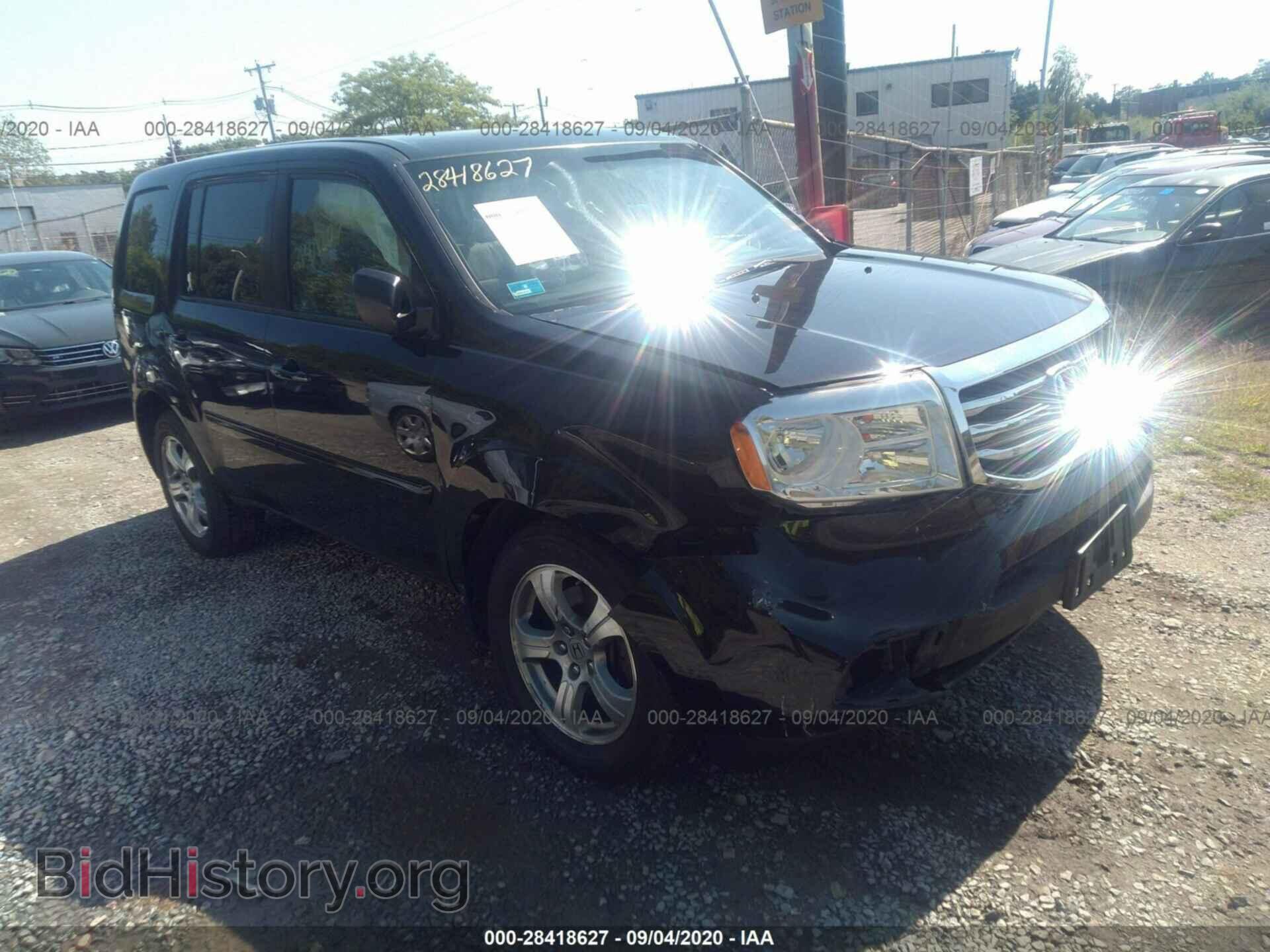 Photo 5FNYF4H4XCB046232 - HONDA PILOT 2012