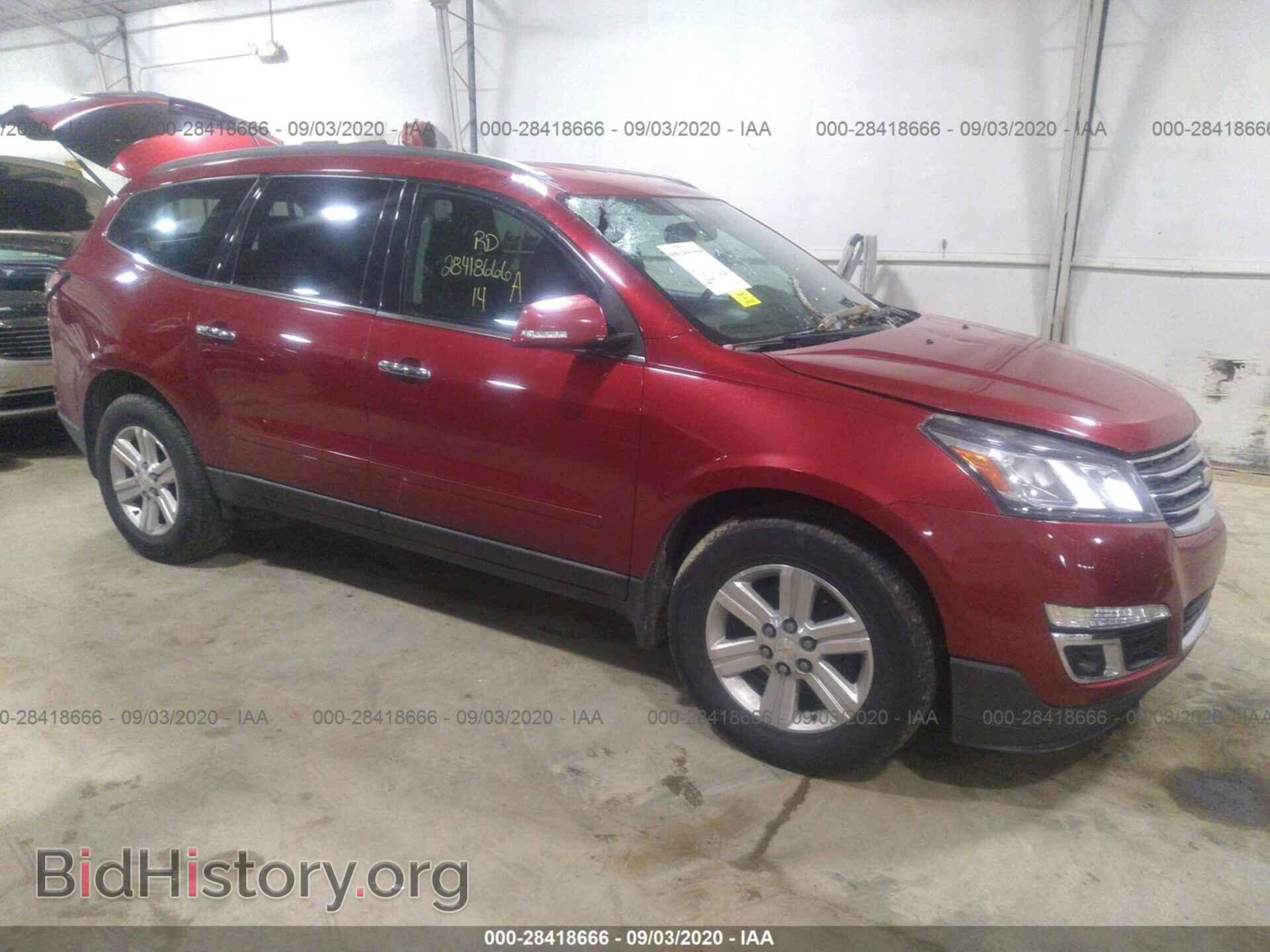 Фотография 1GNKVGKD4EJ134229 - CHEVROLET TRAVERSE 2014