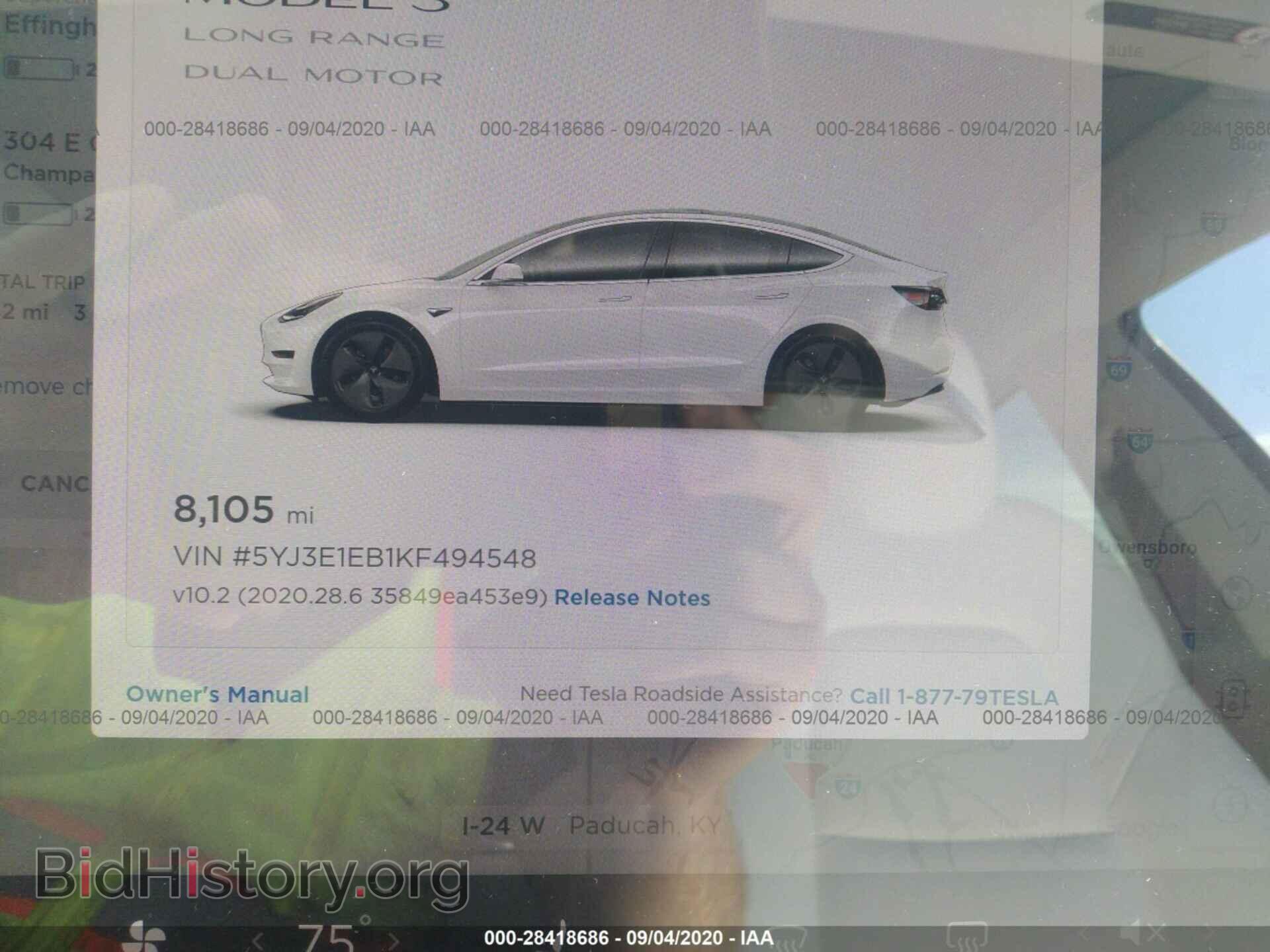 2019 TESLA MODEL 3 - VIN: 5YJ3E1EB1KF494548 - Photo 7