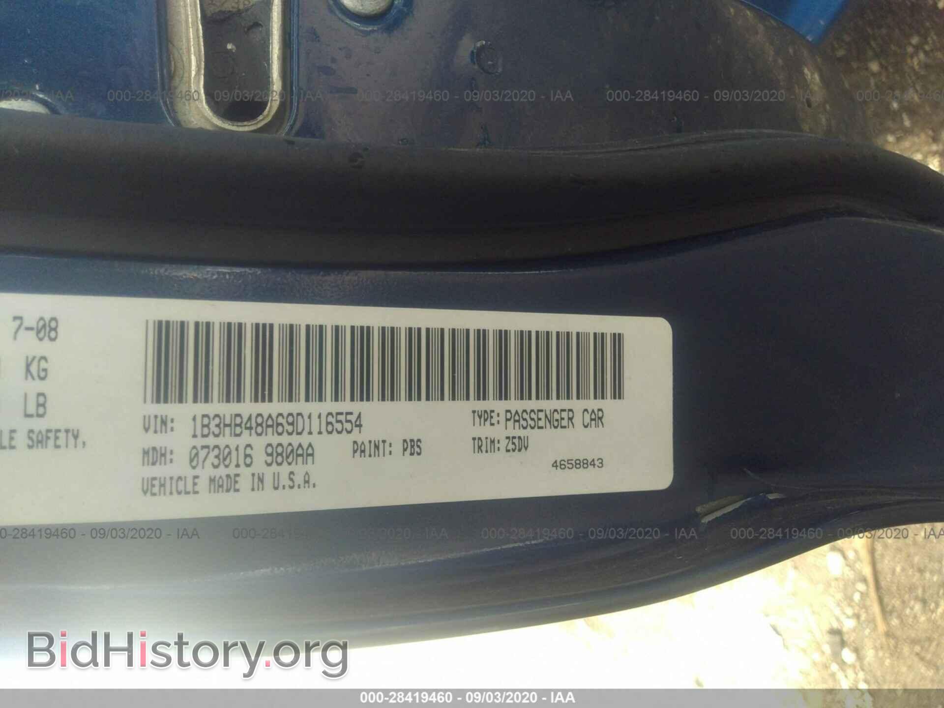 2009 DODGE CALIBER - VIN: 1B3HB48A69D116554 - Photo 9