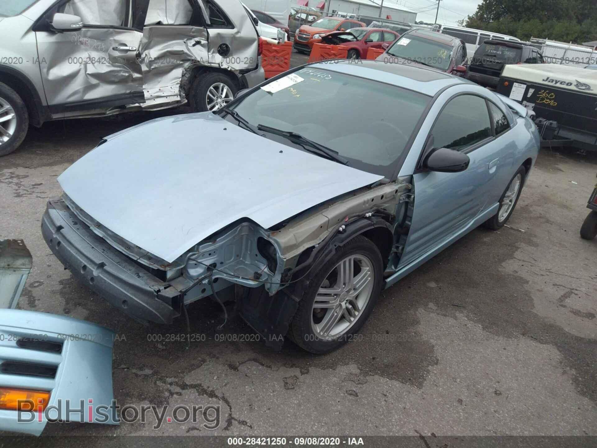 2003 MITSUBISHI ECLIPSE - VIN: 4A3AC84H33E197583 - Фото 2