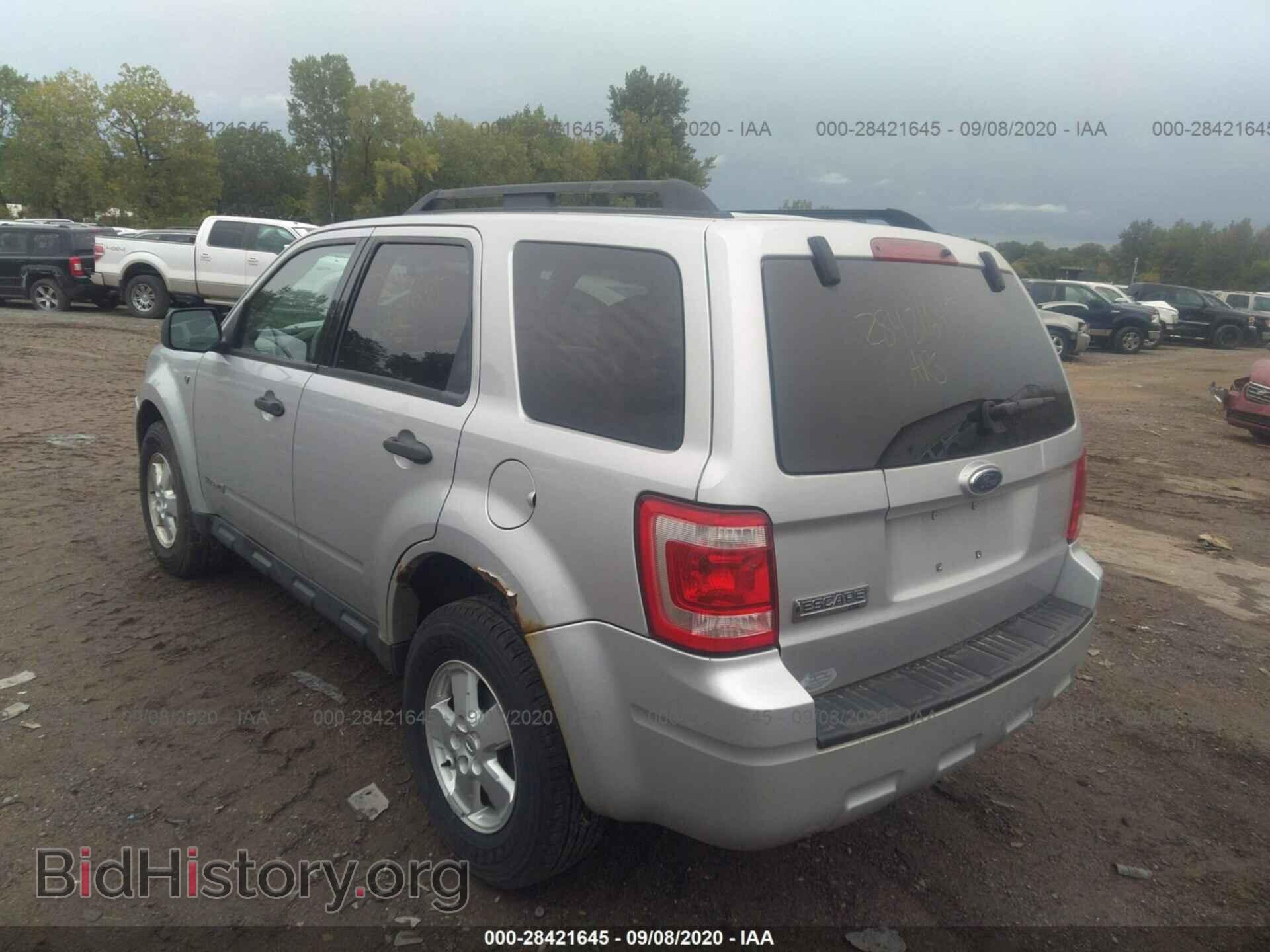 2008 FORD ESCAPE - VIN: 1FMCU03128KA78751 - Фото 3