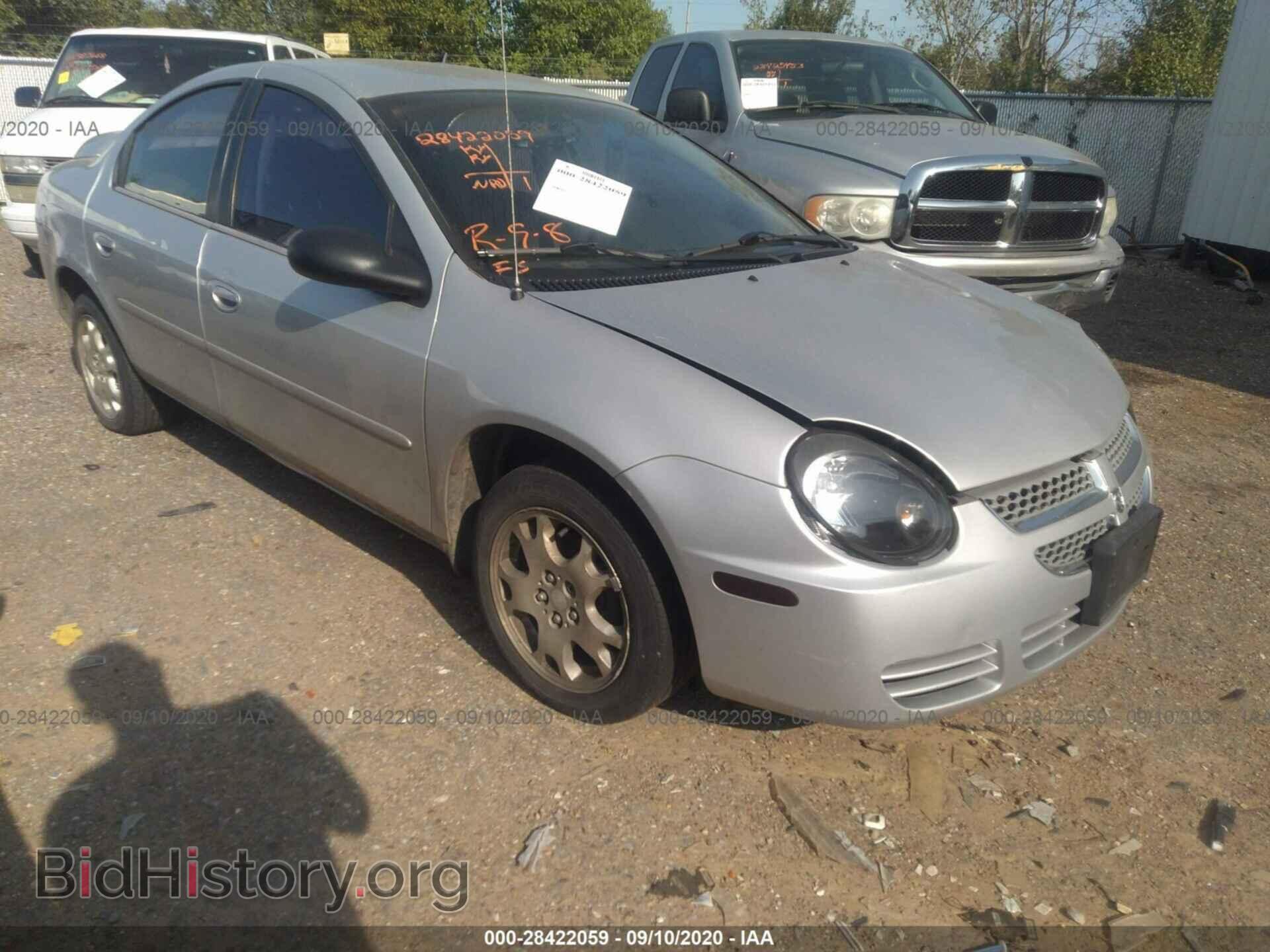 Photo 1B3ES56C75D255437 - DODGE NEON 2005