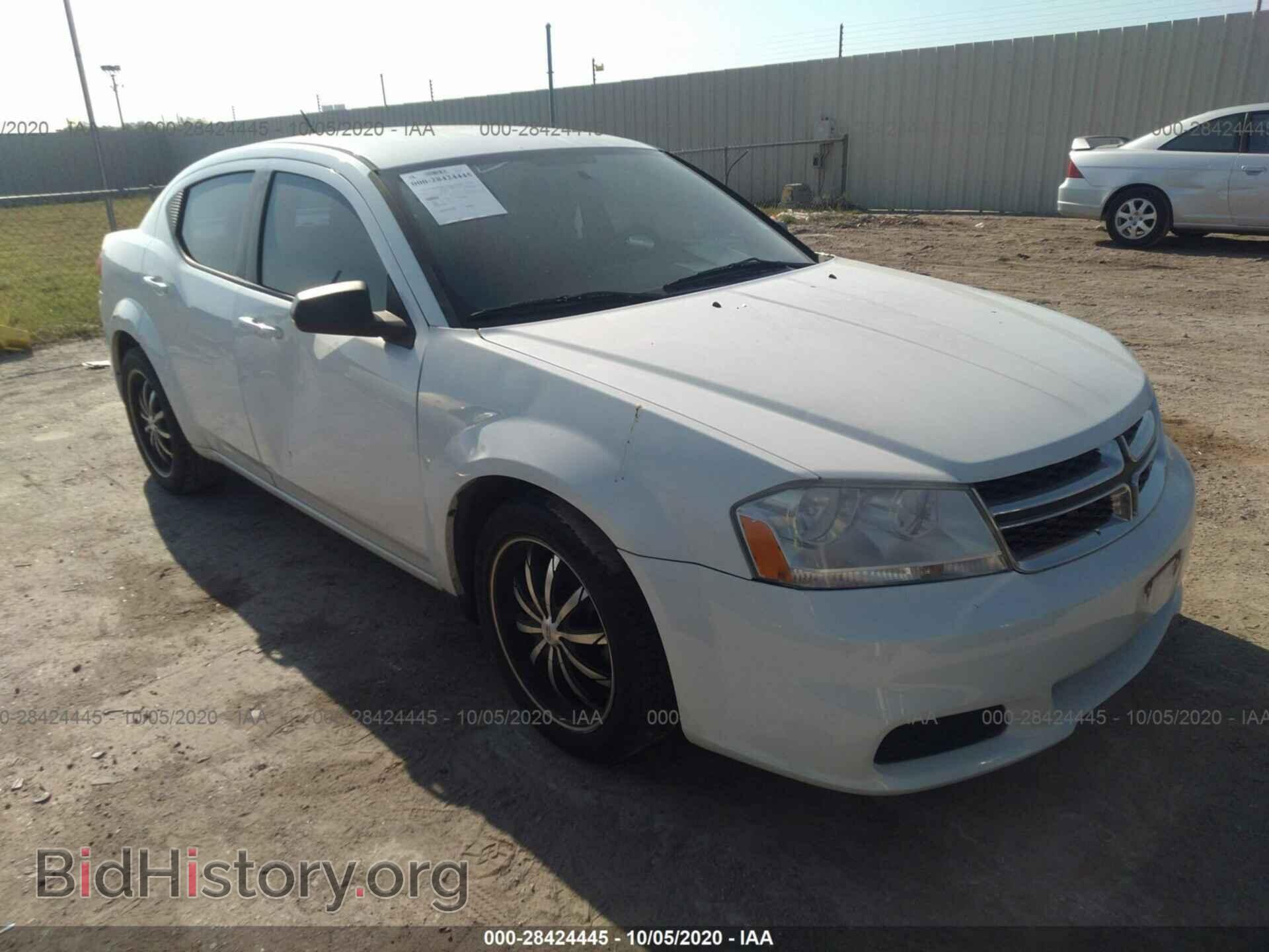 Фотография 1C3CDZAB9DN518563 - DODGE AVENGER 2013