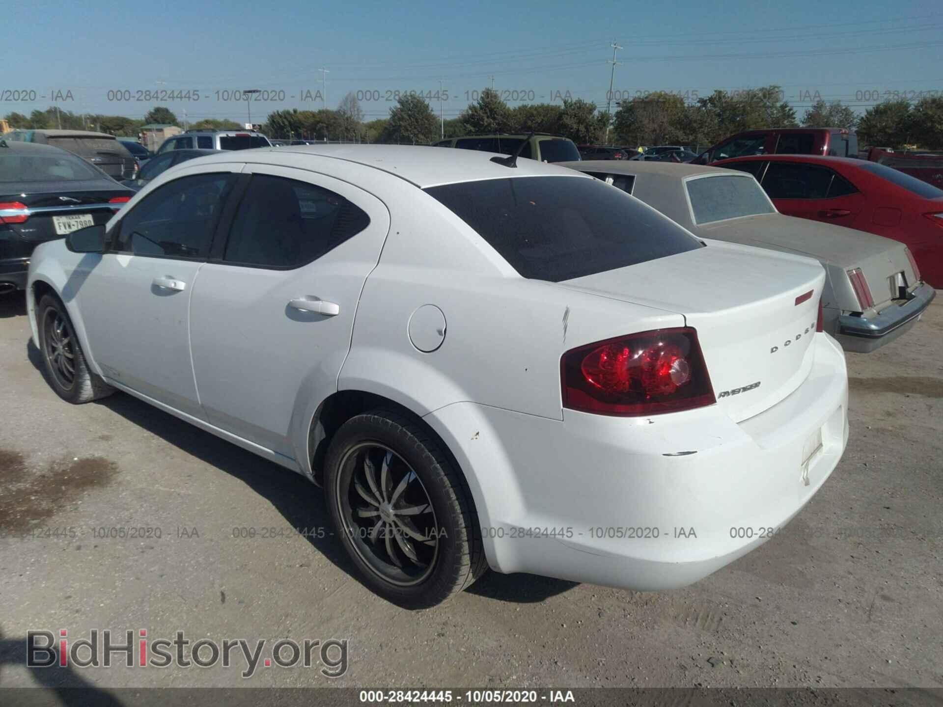2013 DODGE AVENGER - VIN: 1C3CDZAB9DN518563 - Фото 3