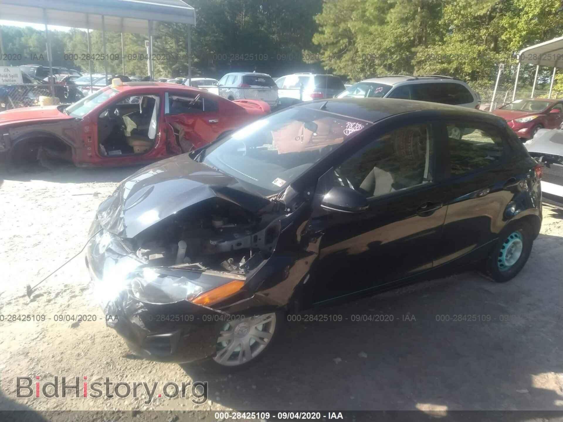 2012 MAZDA MAZDA2 - VIN: JM1DE1KZ5C0136620 - Фото 2