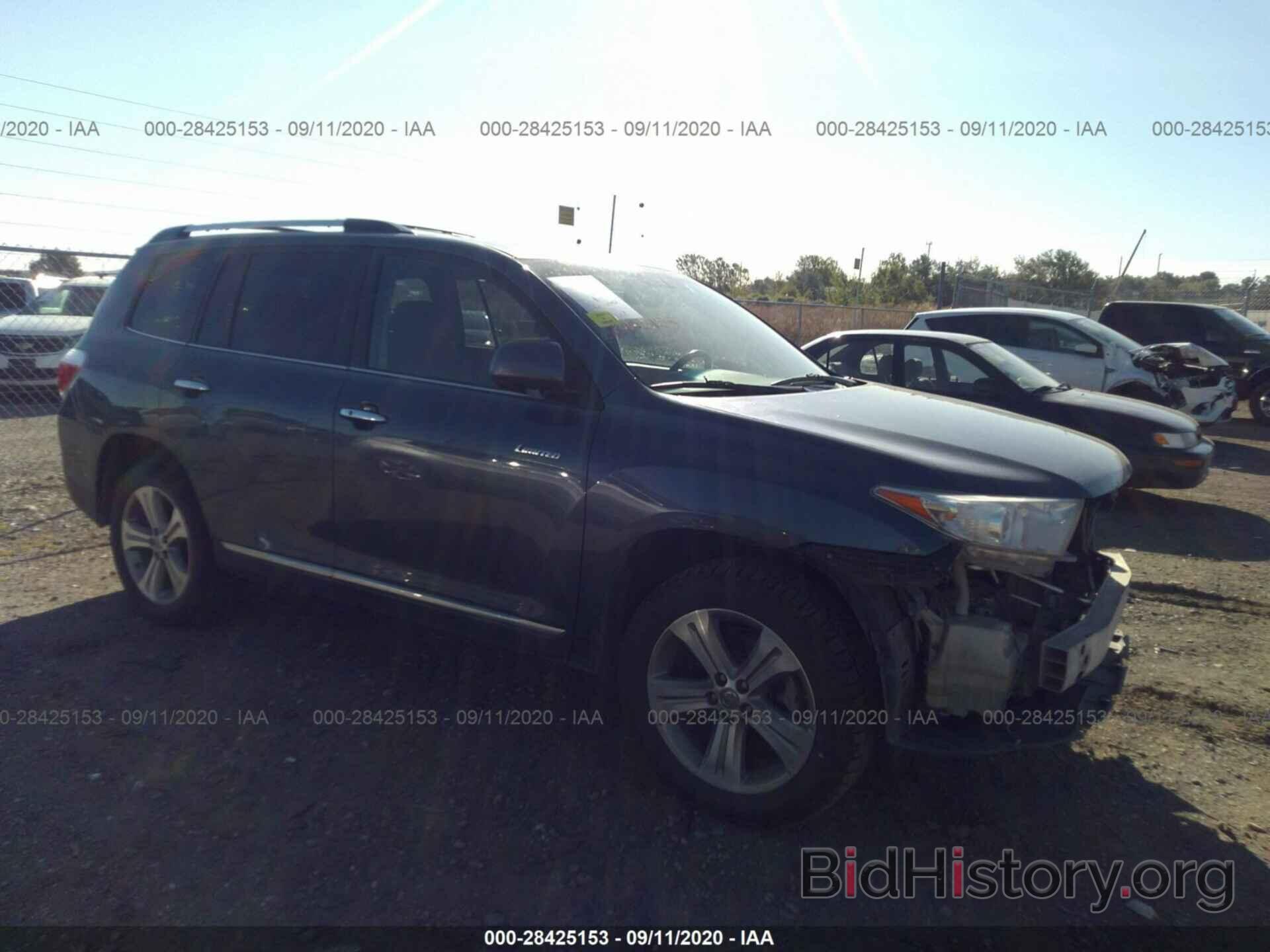 Фотография 5TDDK3EH6DS268159 - TOYOTA HIGHLANDER 2013