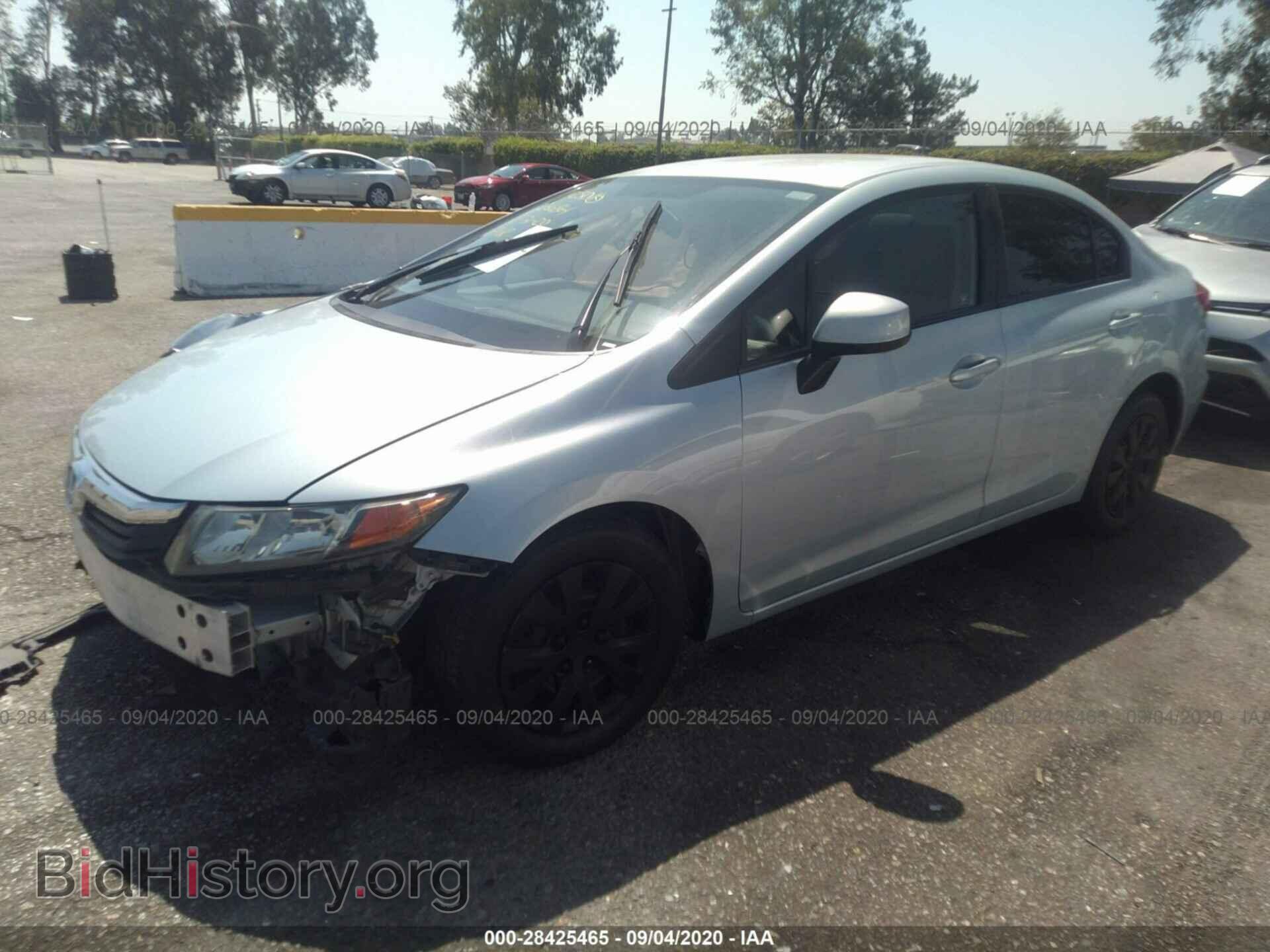 2012 HONDA CIVIC SDN - VIN: JHMFB2F55CS005303 - Фото 2