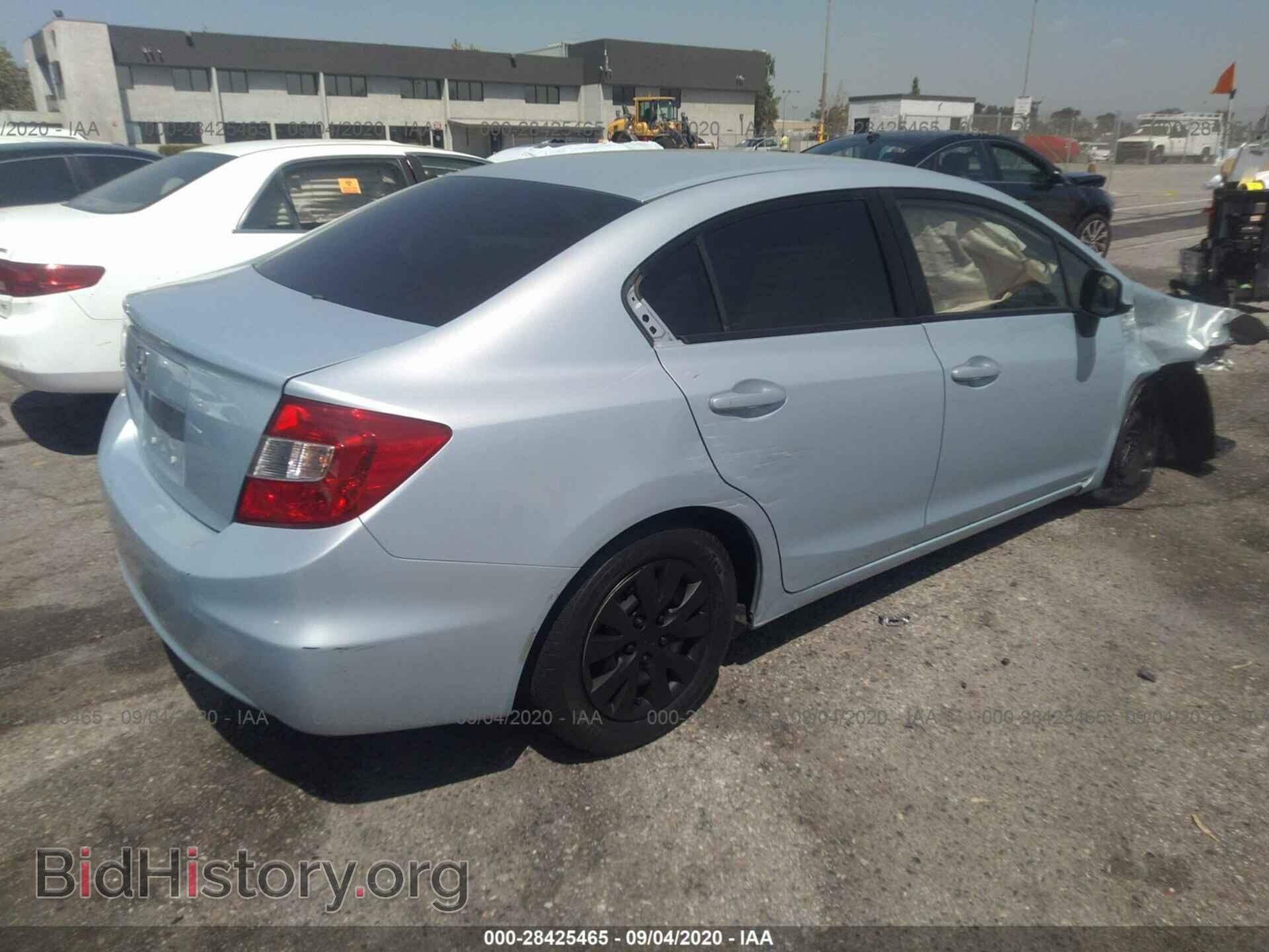 2012 HONDA CIVIC SDN - VIN: JHMFB2F55CS005303 - Фото 4