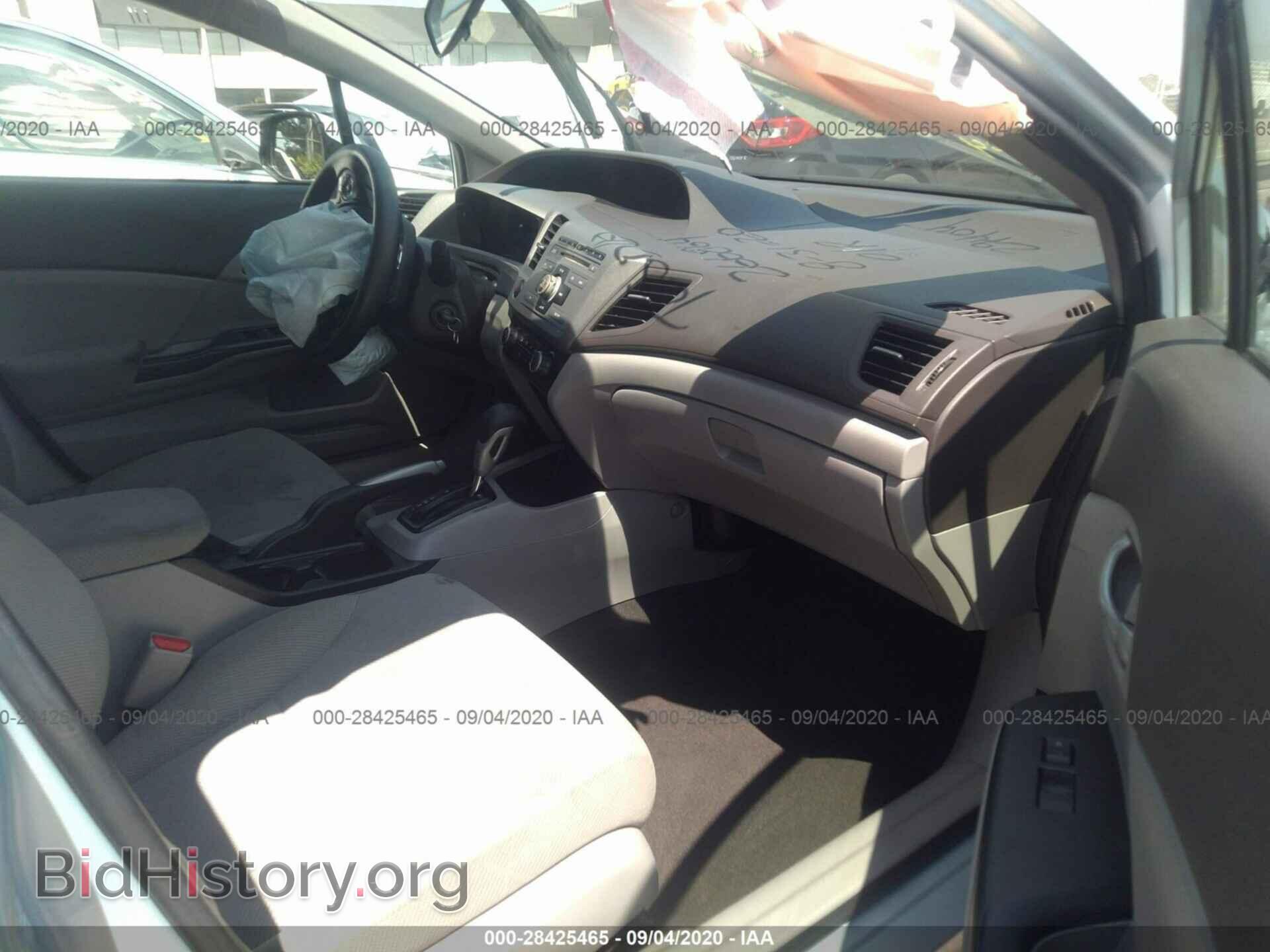 2012 HONDA CIVIC SDN - VIN: JHMFB2F55CS005303 - Фото 5