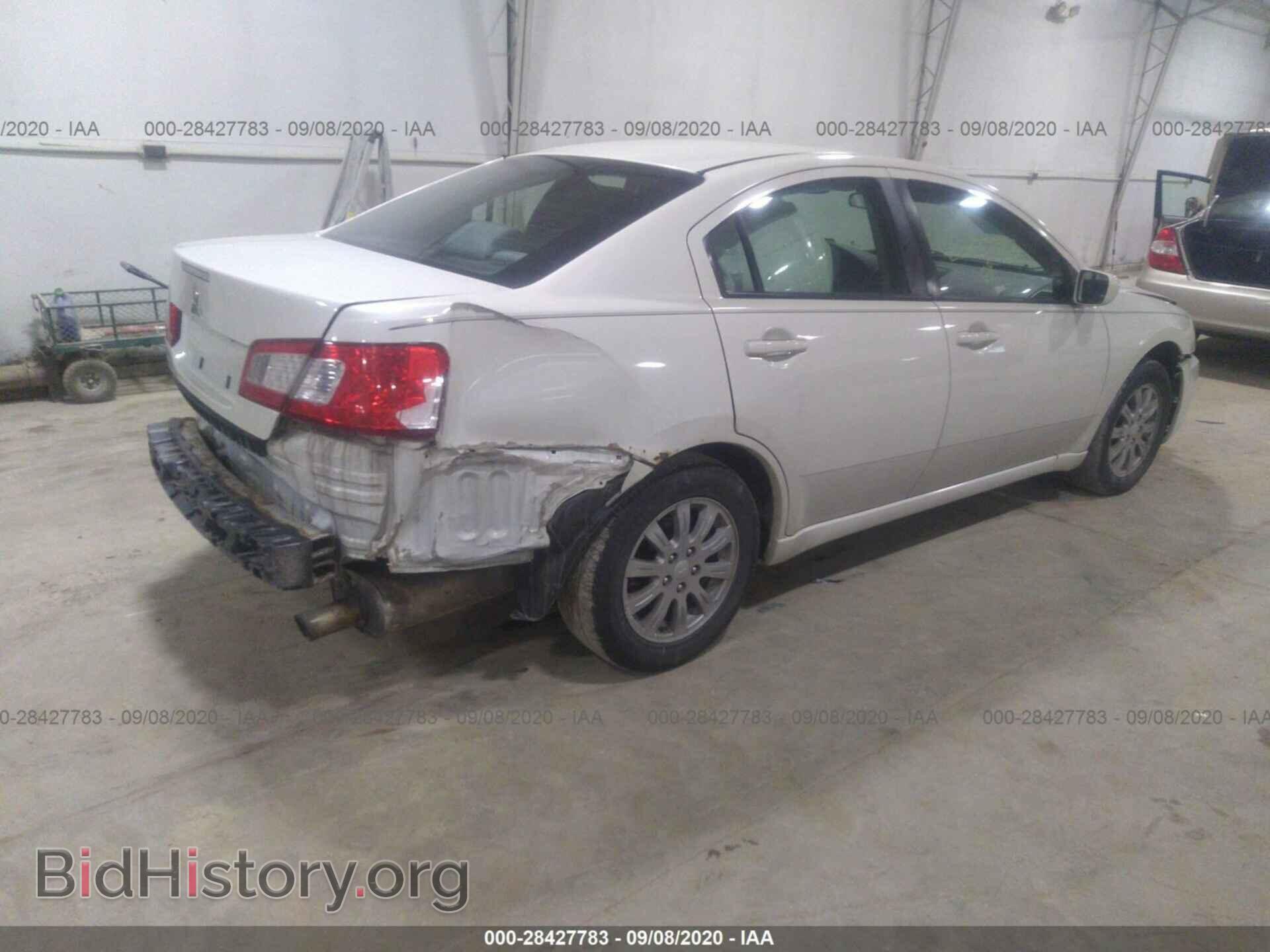 2009 MITSUBISHI GALANT - VIN: 4A3AB36F59E033763 - Фото 4