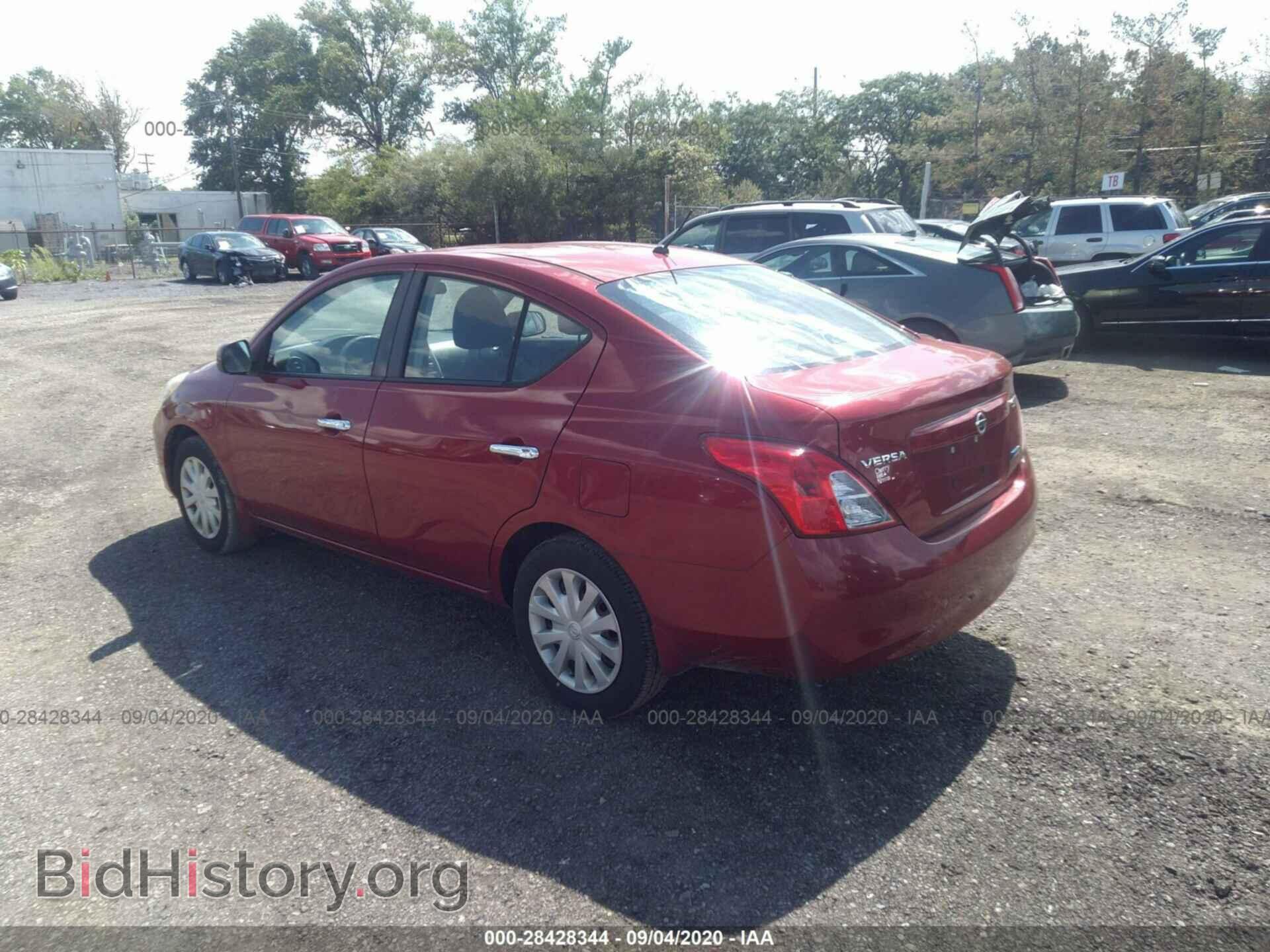 2012 NISSAN VERSA - VIN: 3N1CN7AP1CL946847 - Фото 3