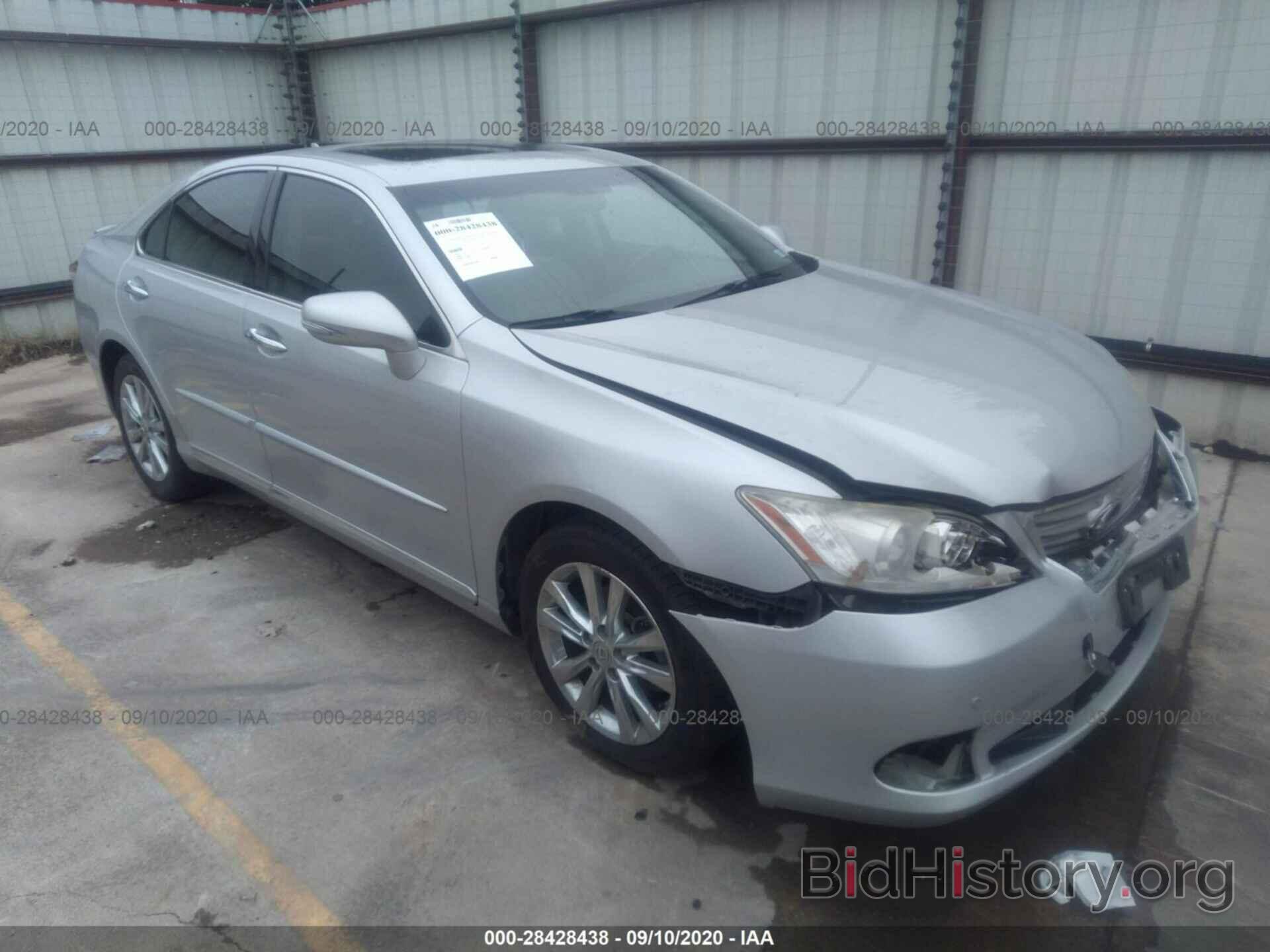 Photo JTHBK1EG9B2452128 - LEXUS ES 350 2011