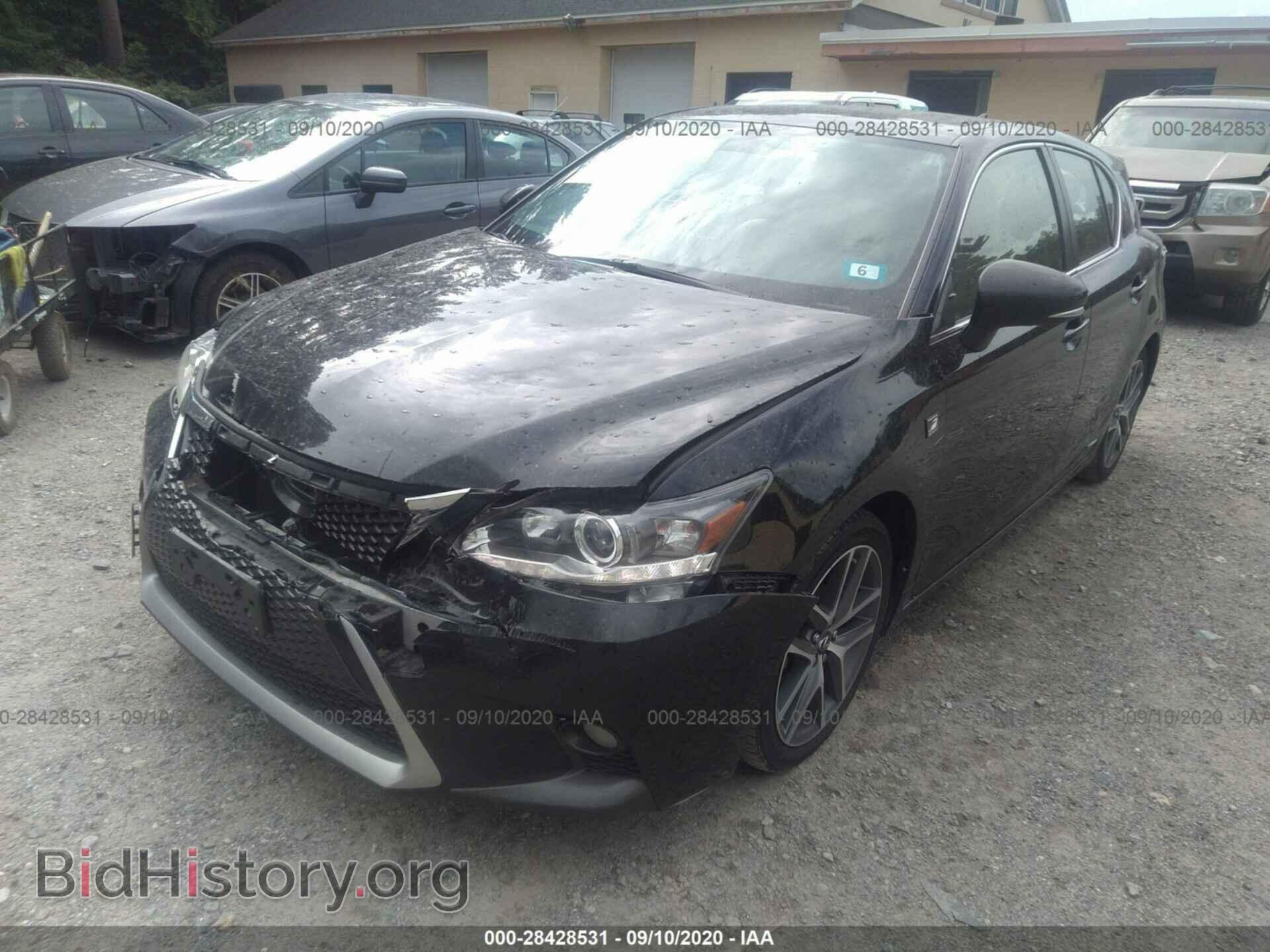 2014 LEXUS CT 200H - VIN: JTHKD5BH7E2187079 - Фото 2