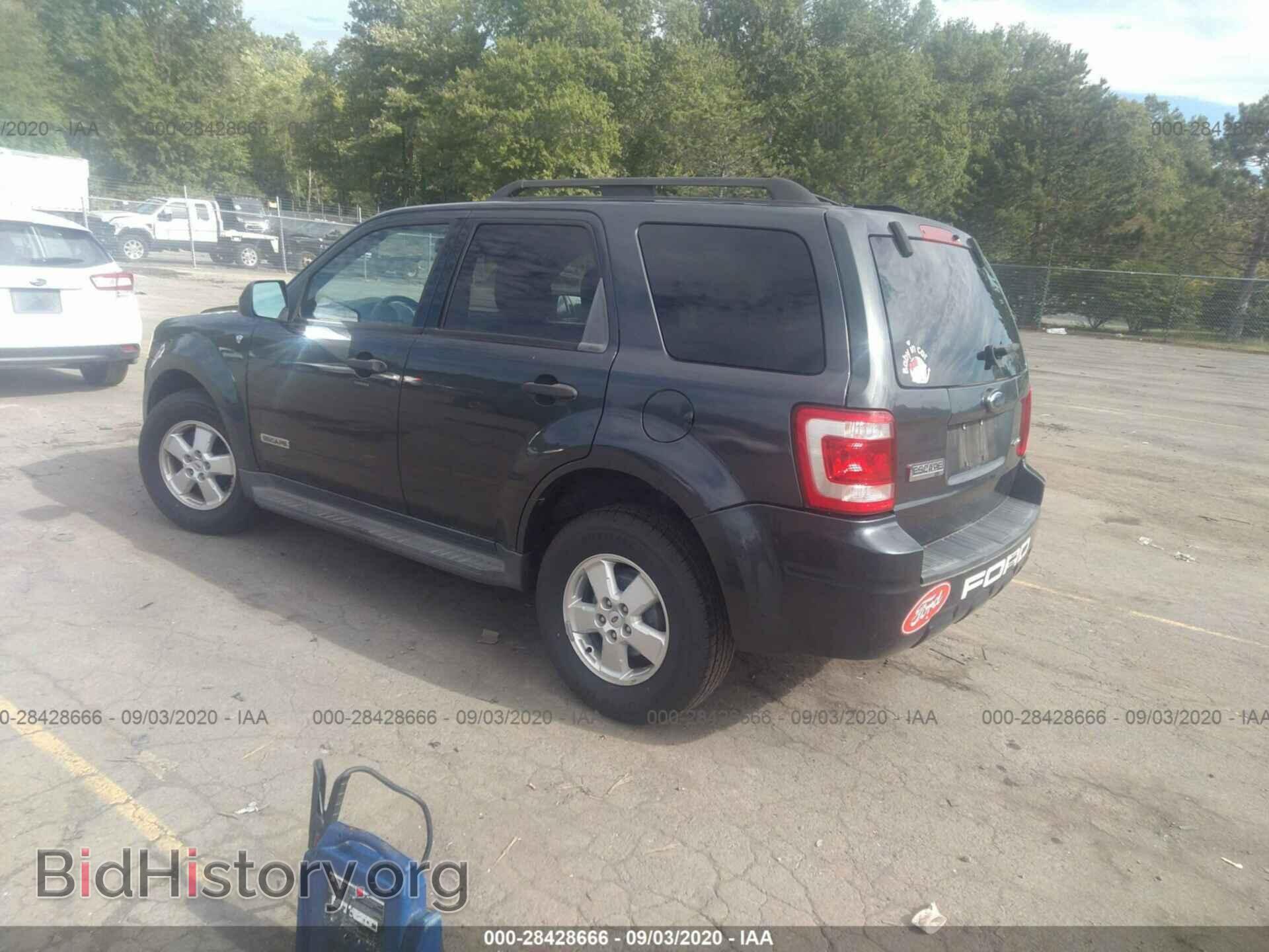 2008 FORD ESCAPE - VIN: 1FMCU93108KA67963 - Фото 3