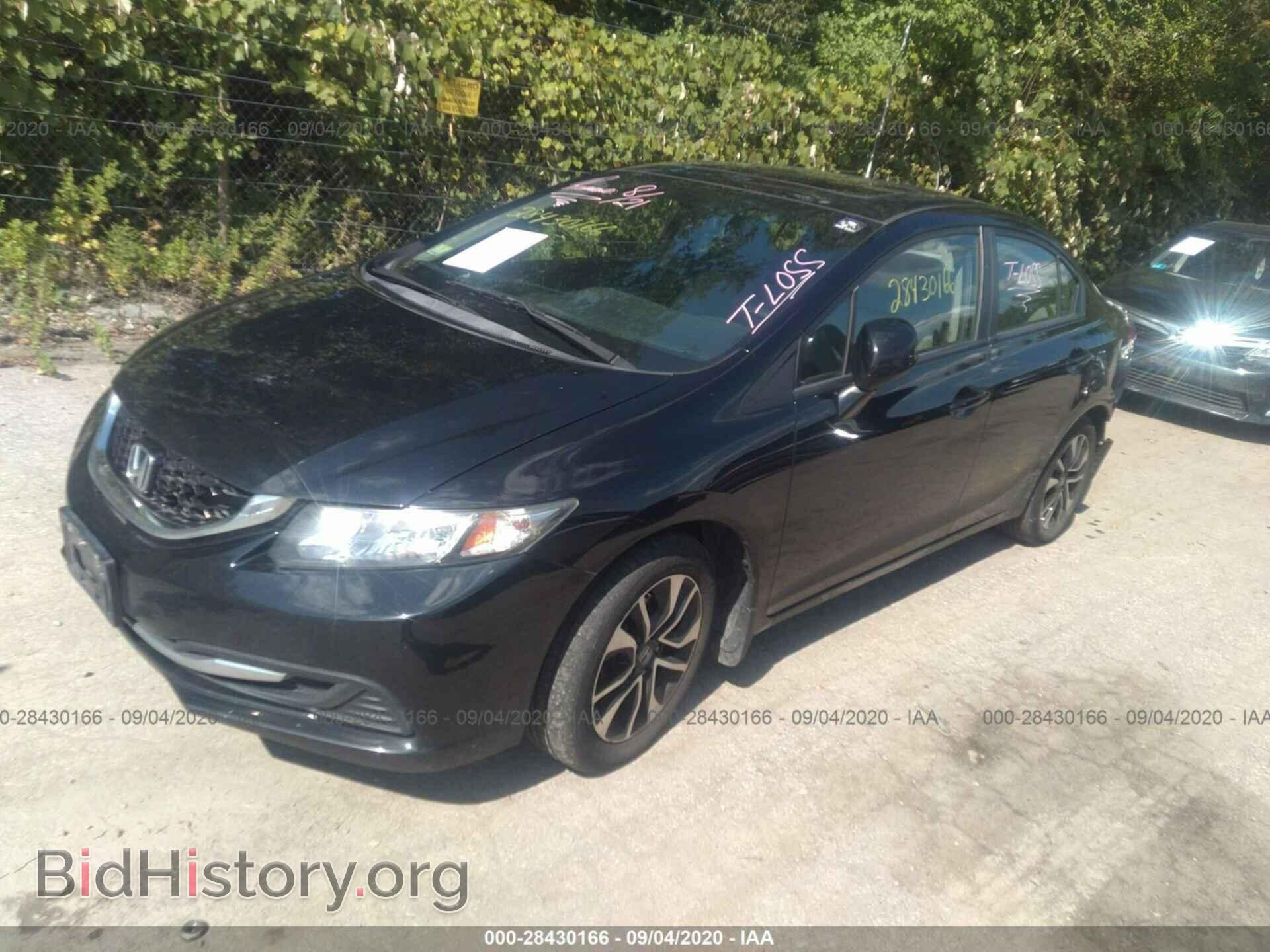 2013 HONDA CIVIC SDN - VIN: 2HGFB2F85DH537009 - Фото 2